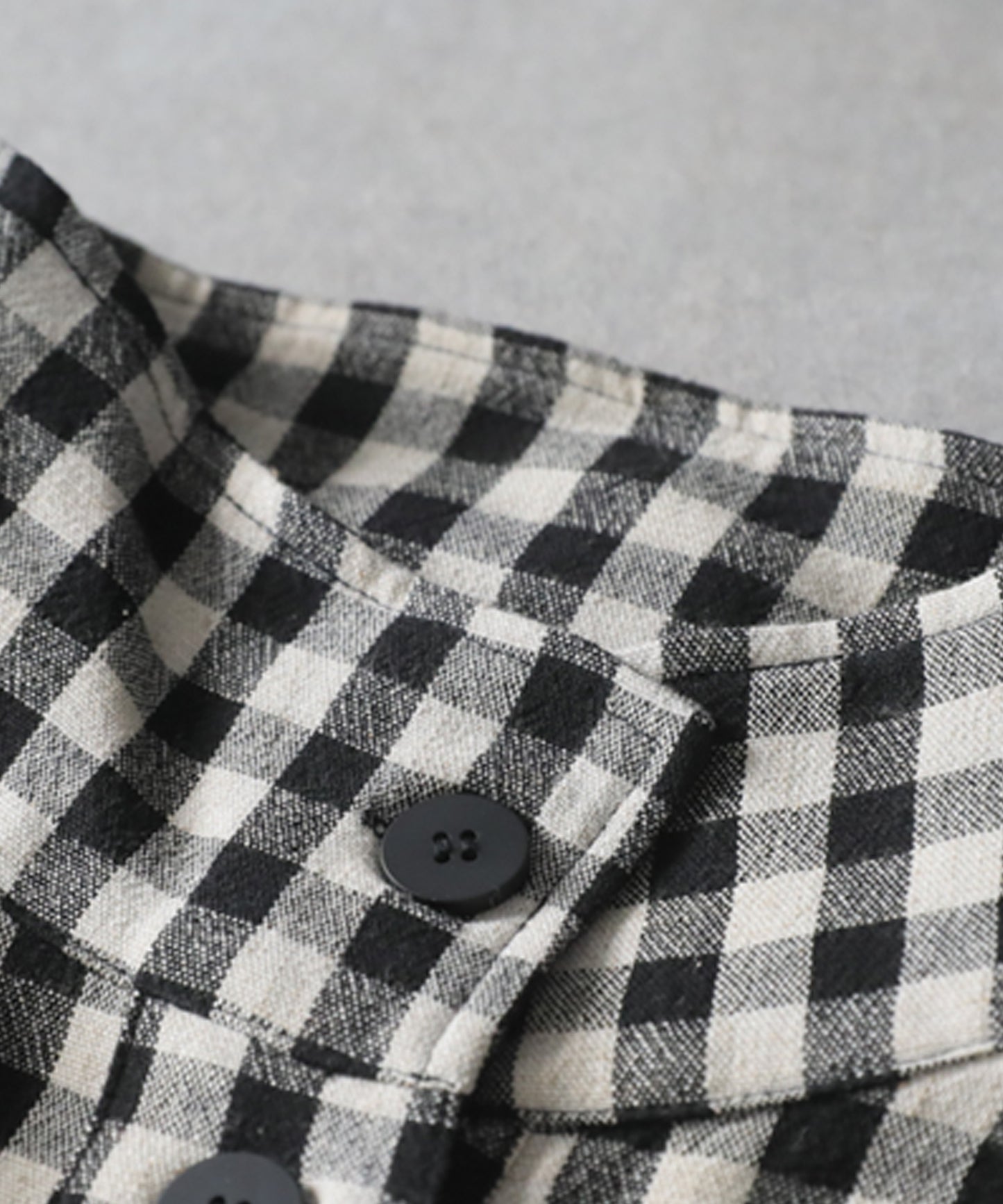 Gingham Check Dolman Shirt Ladies