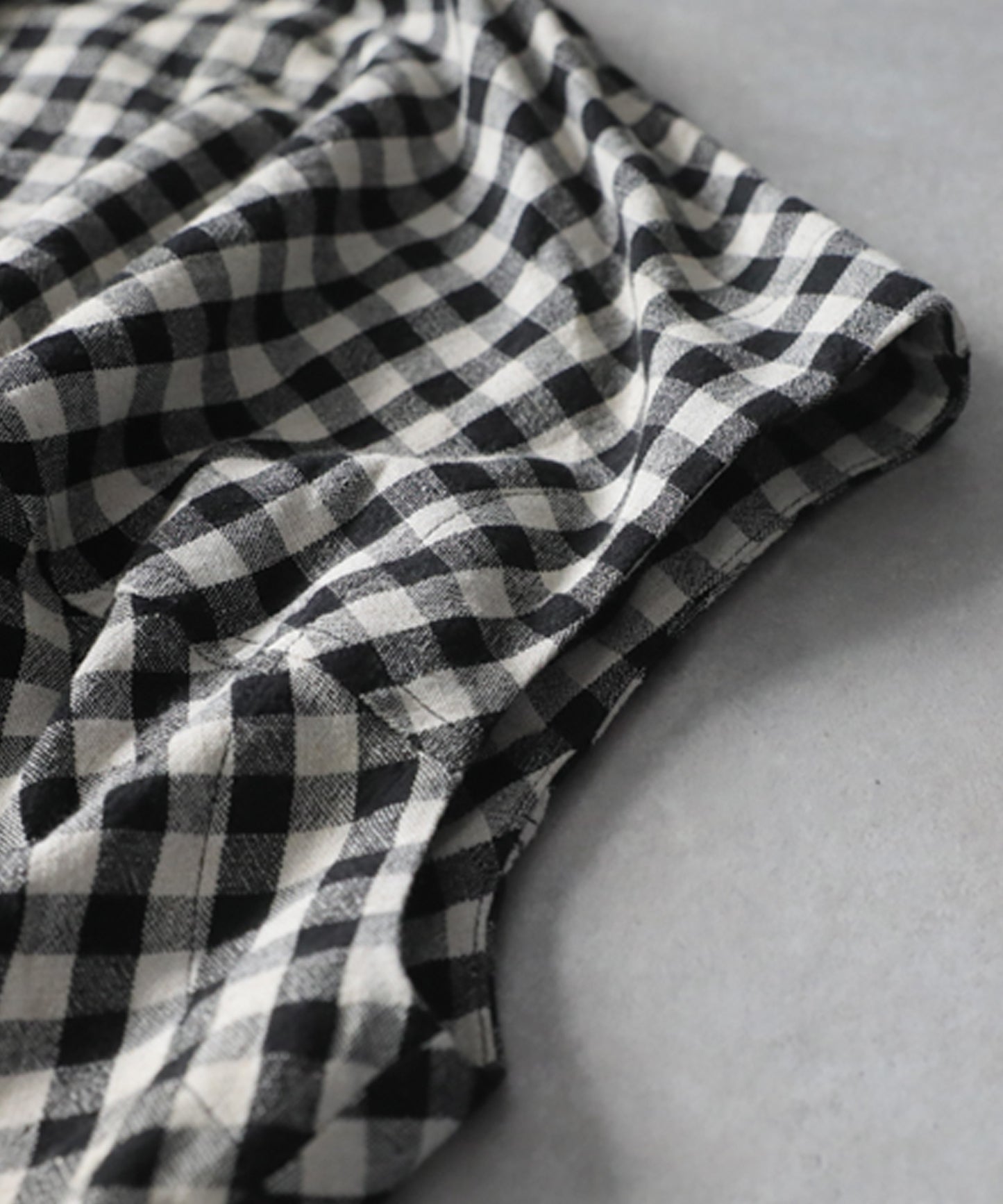 Gingham Check Dolman Shirt Ladies