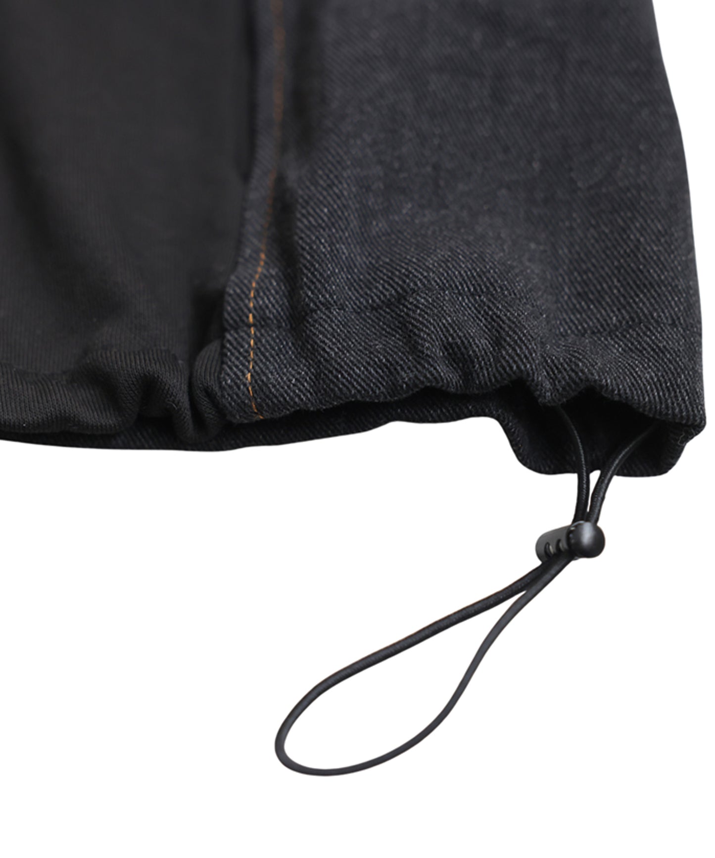 Mixed-Material Fleece And Denim Hoodie Ladies