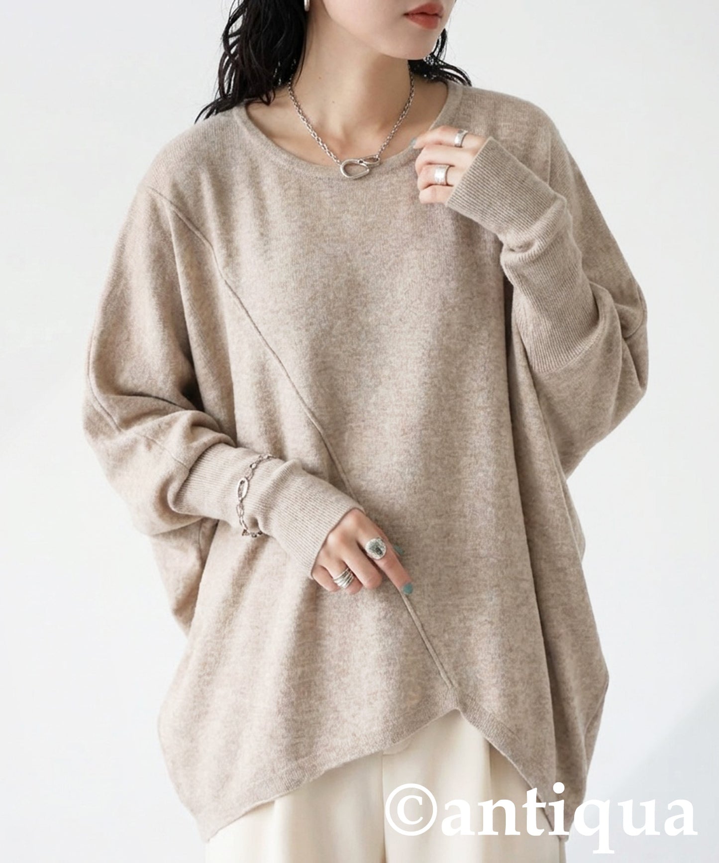 Deformed Design Knit Ladies