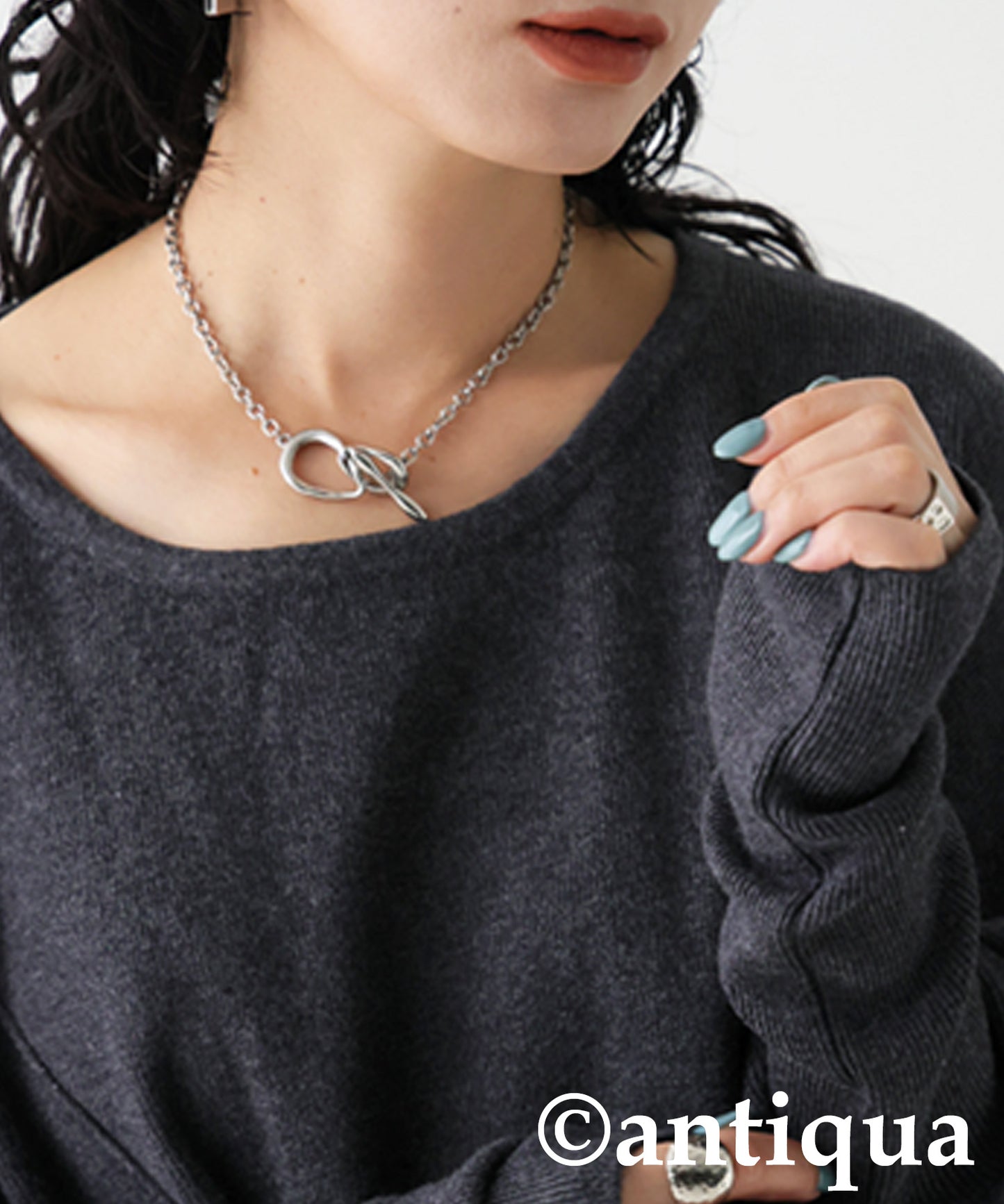 Deformed Design Knit Ladies