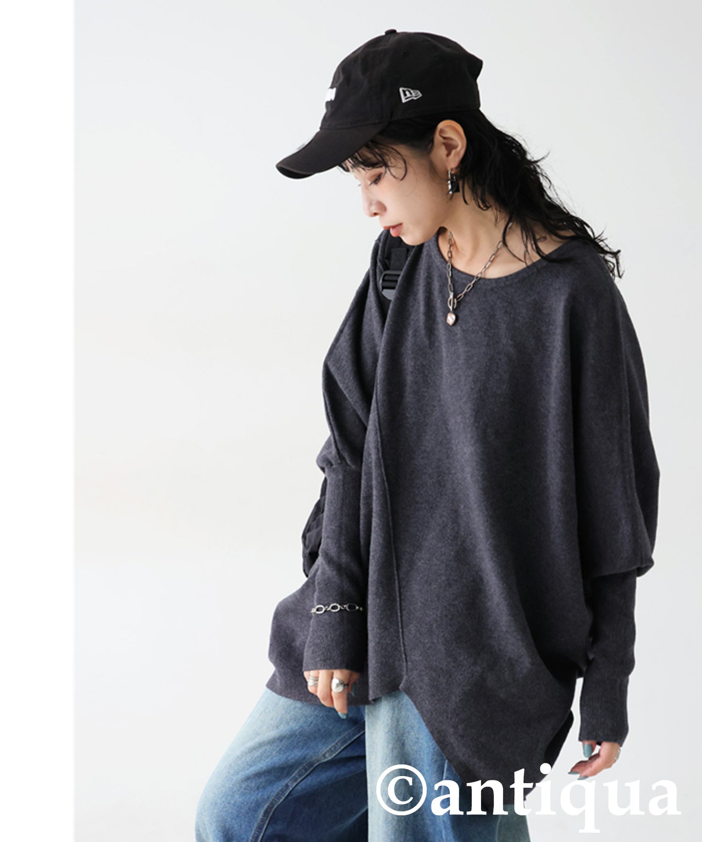 Deformed Design Knit Ladies