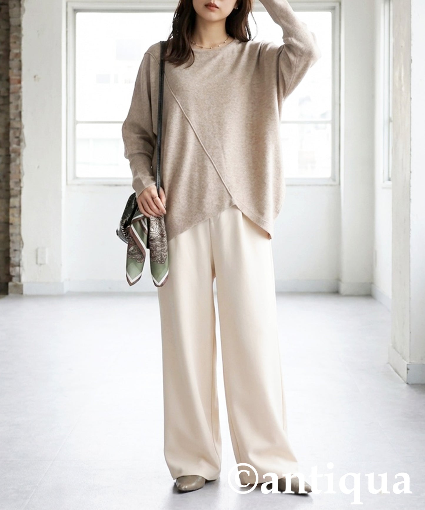 Deformed Design Knit Ladies