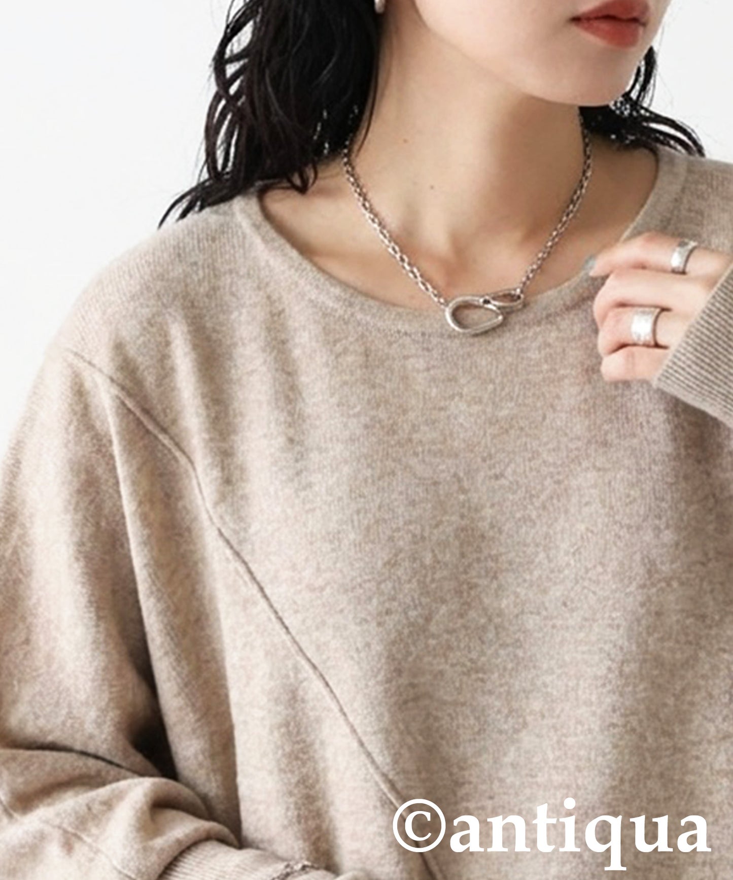 Deformed Design Knit Ladies