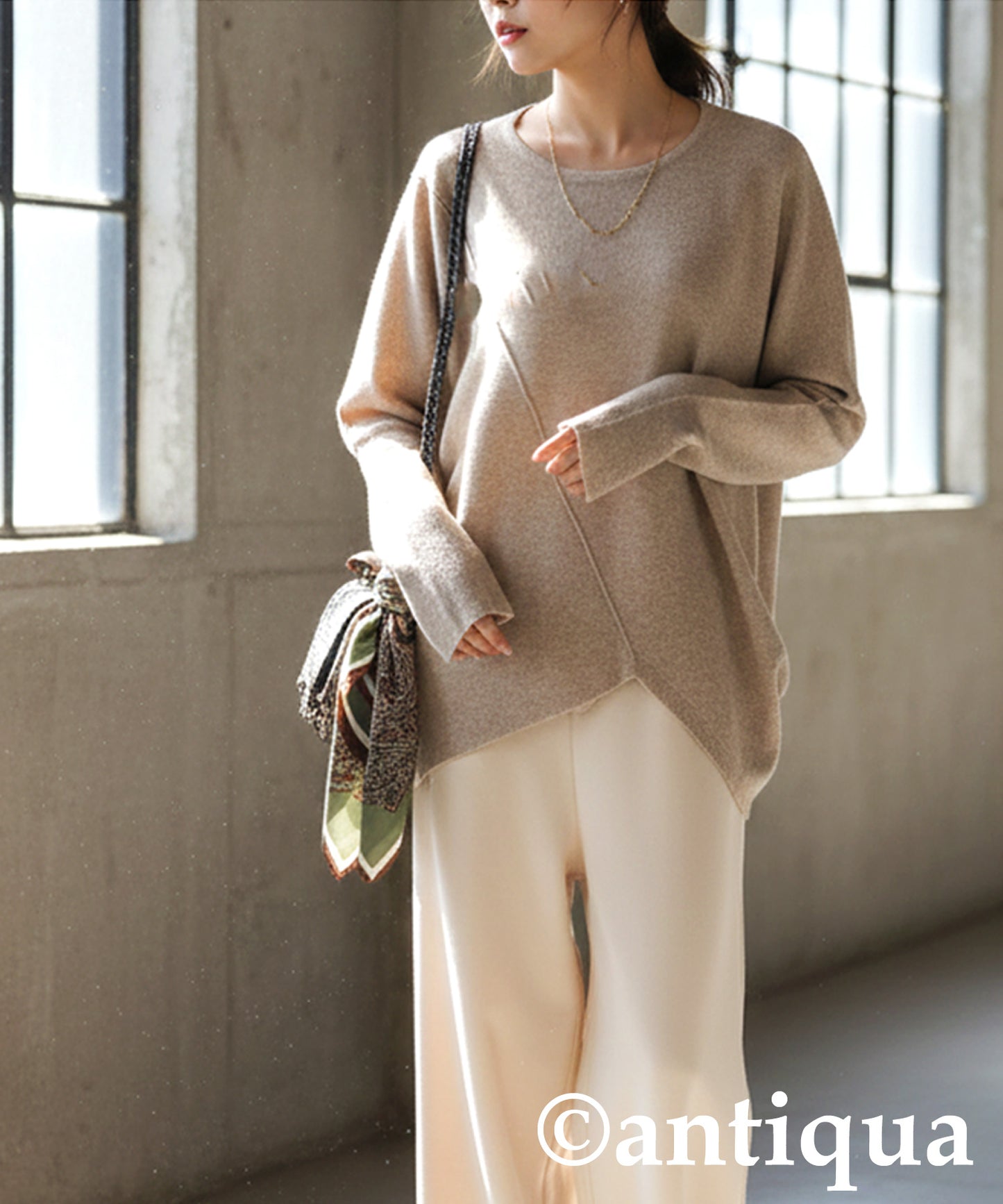 Deformed Design Knit Ladies