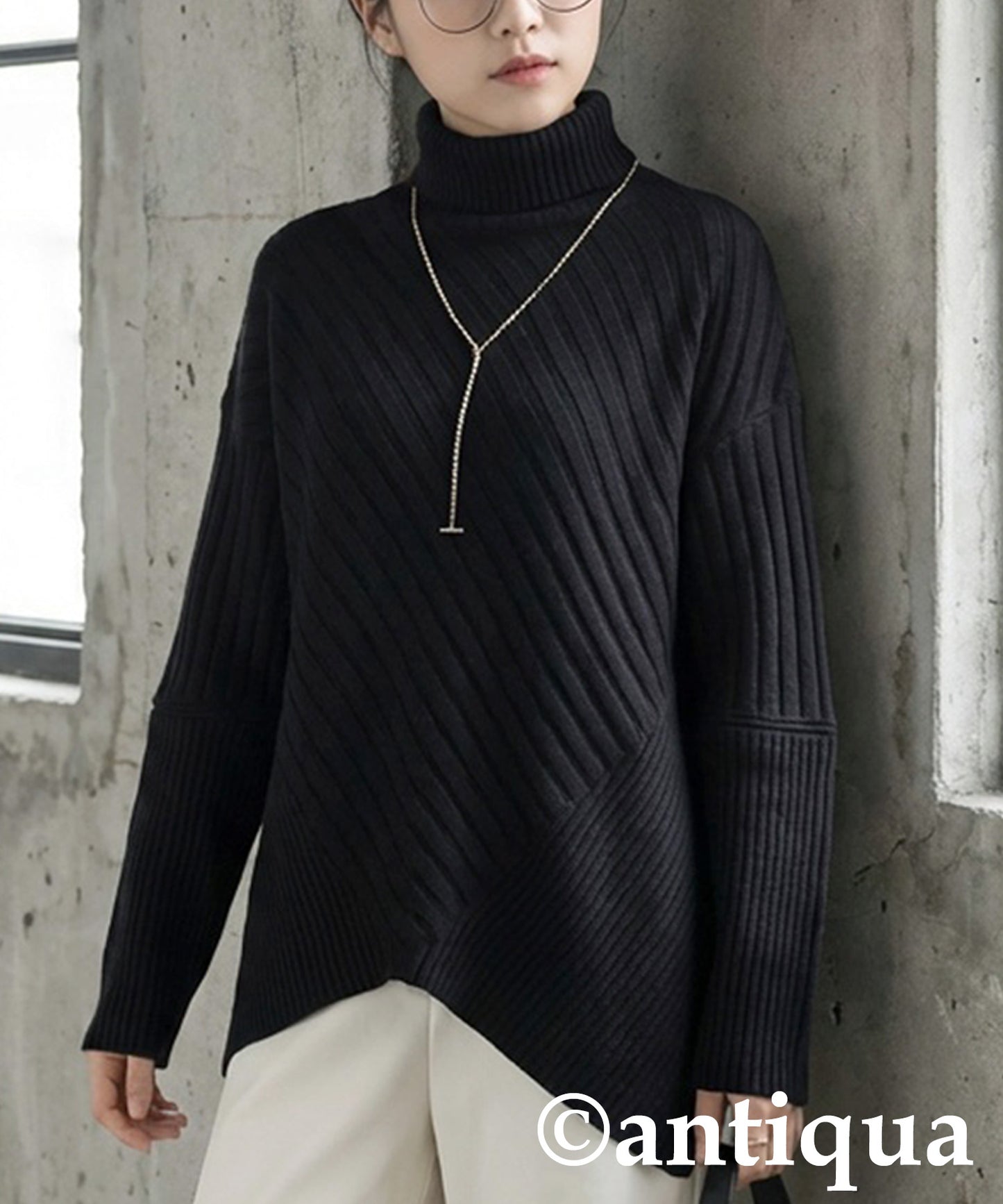 Deformed Rib Knit Ladies