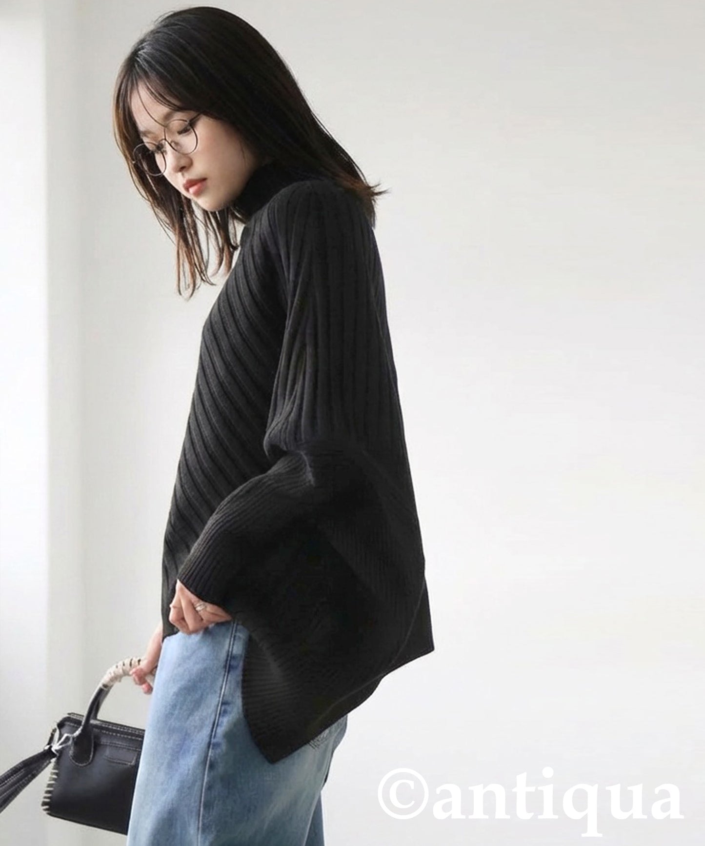 Deformed Rib Knit Ladies