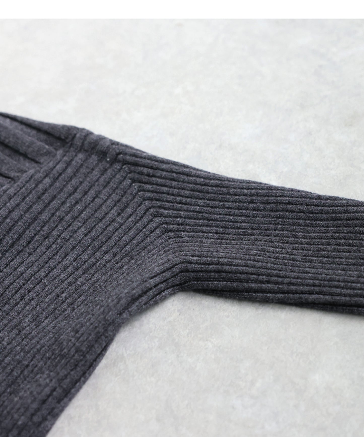 Deformed Rib Knit Ladies