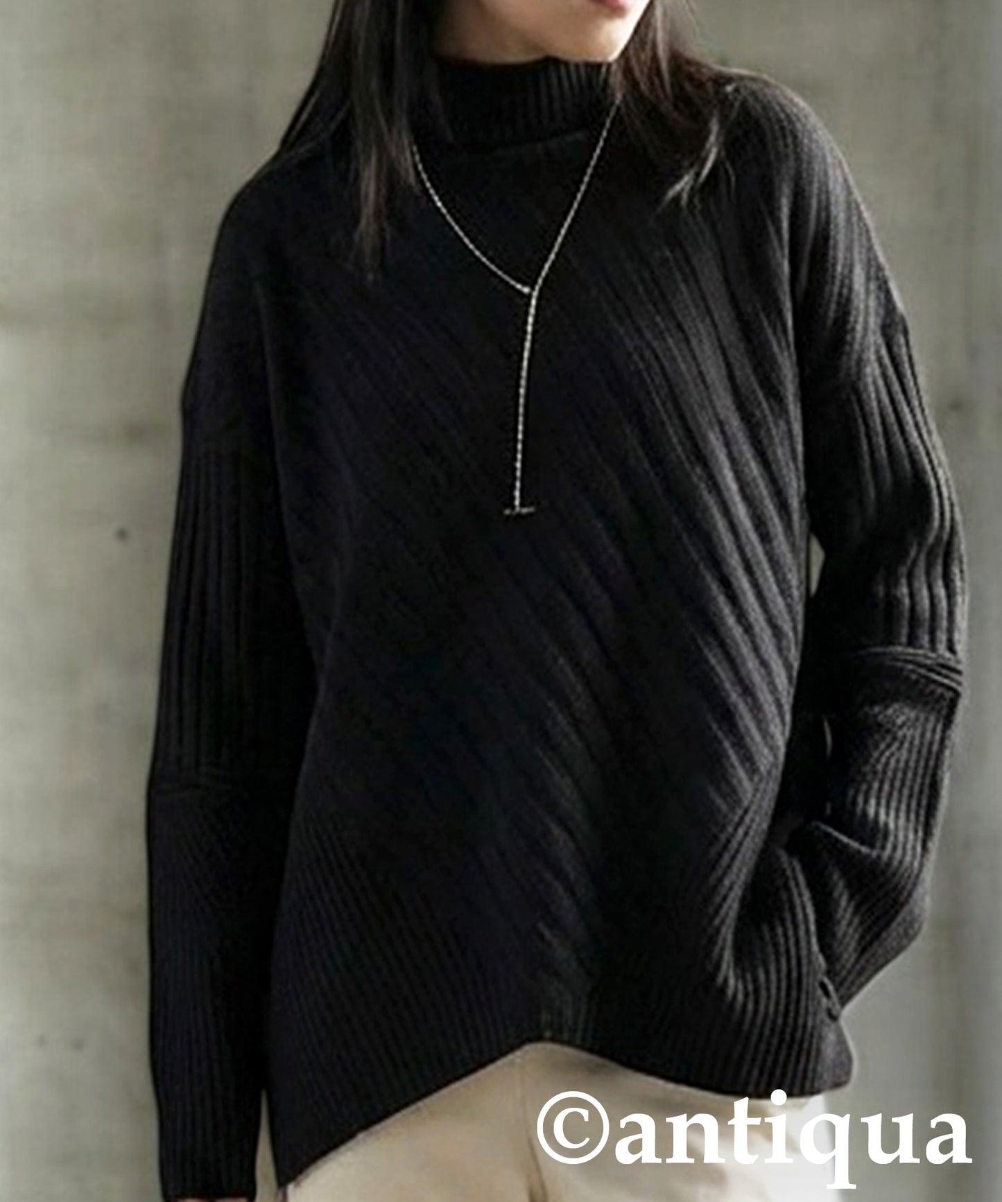 Deformed Rib Knit Ladies