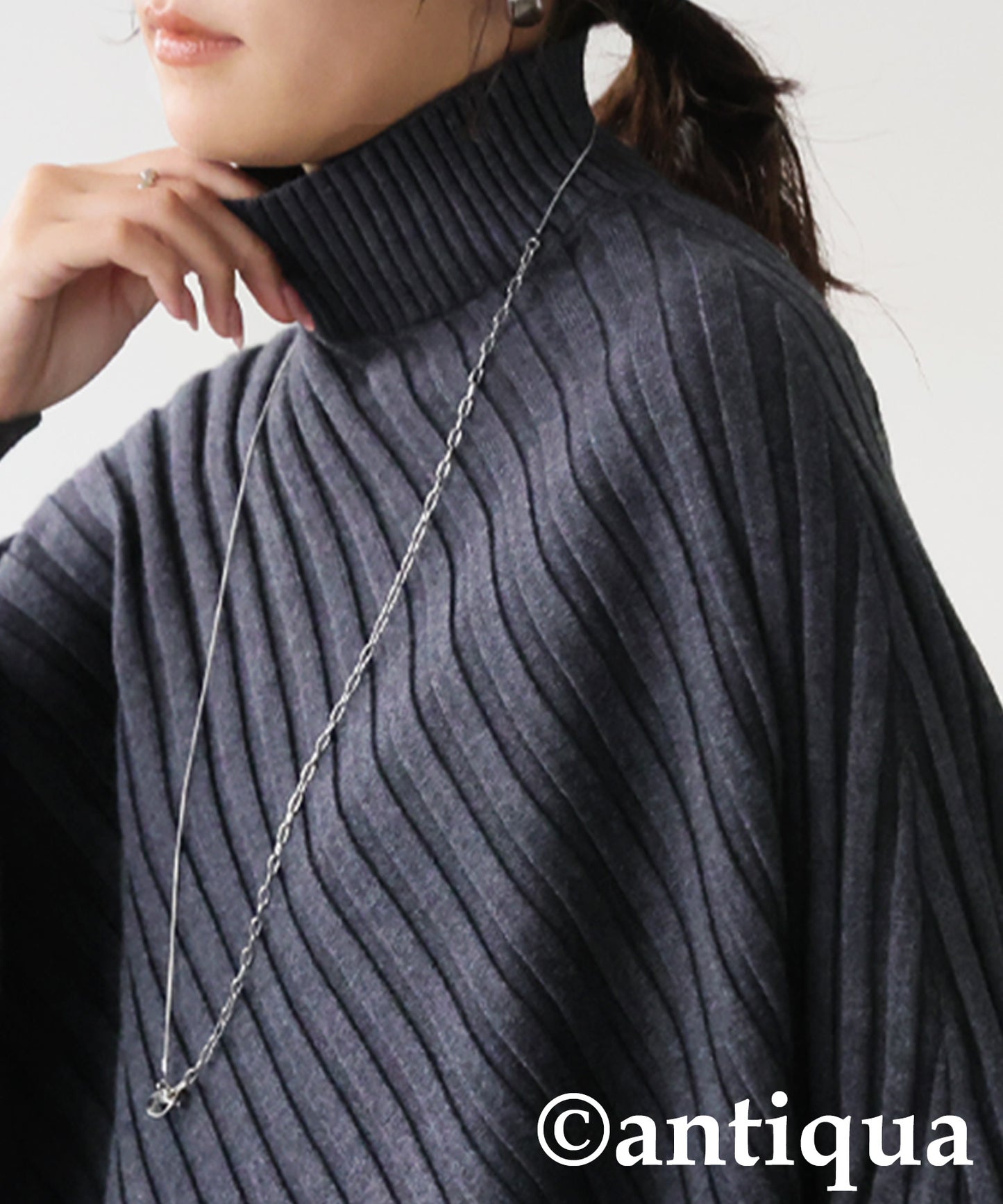 Deformed Rib Knit Ladies