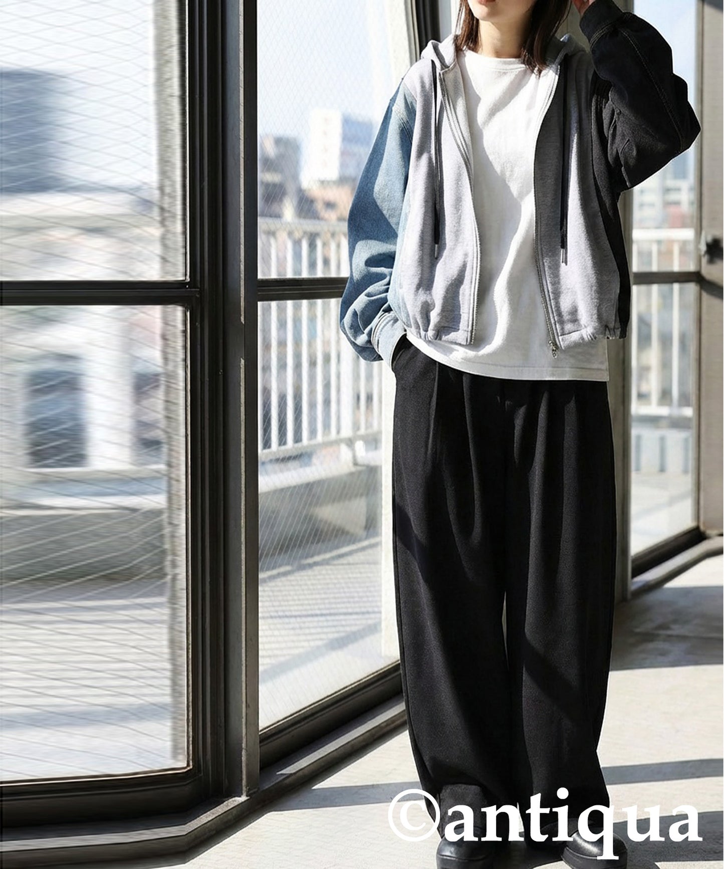 Tuck Wide Pants Ladies