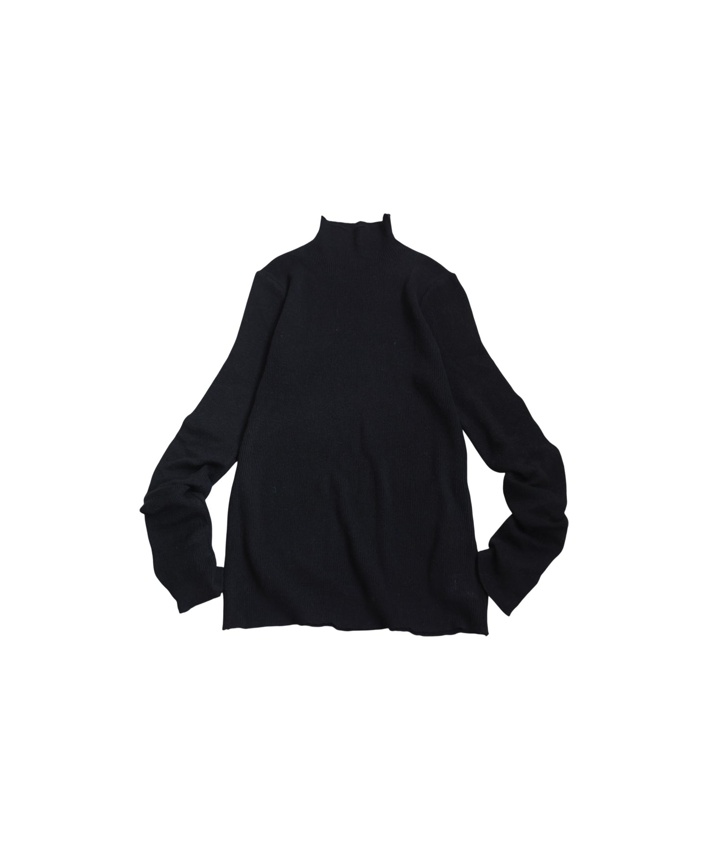 Wool Blend High Neck Knit Ladies