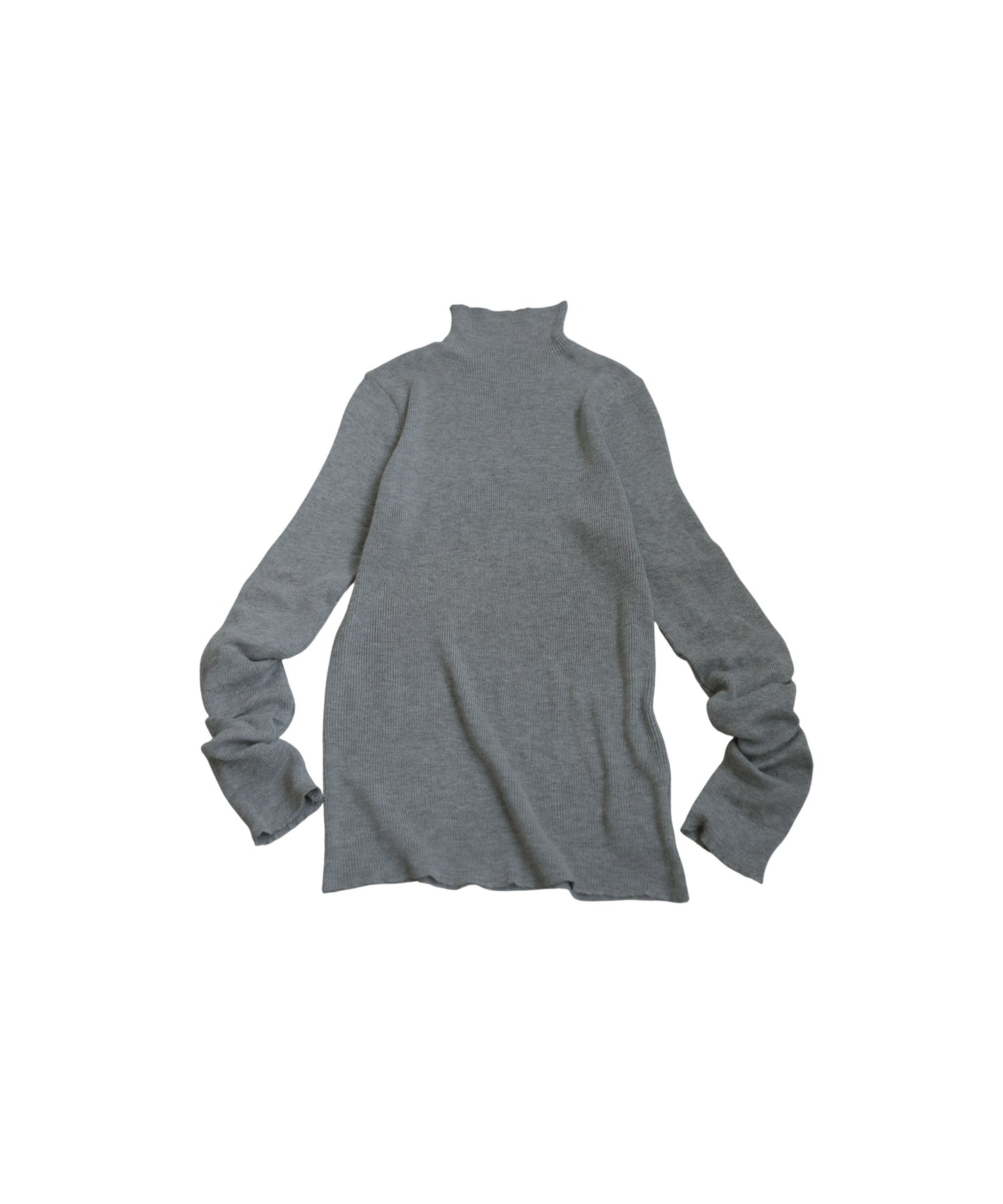Wool Blend High Neck Knit Ladies
