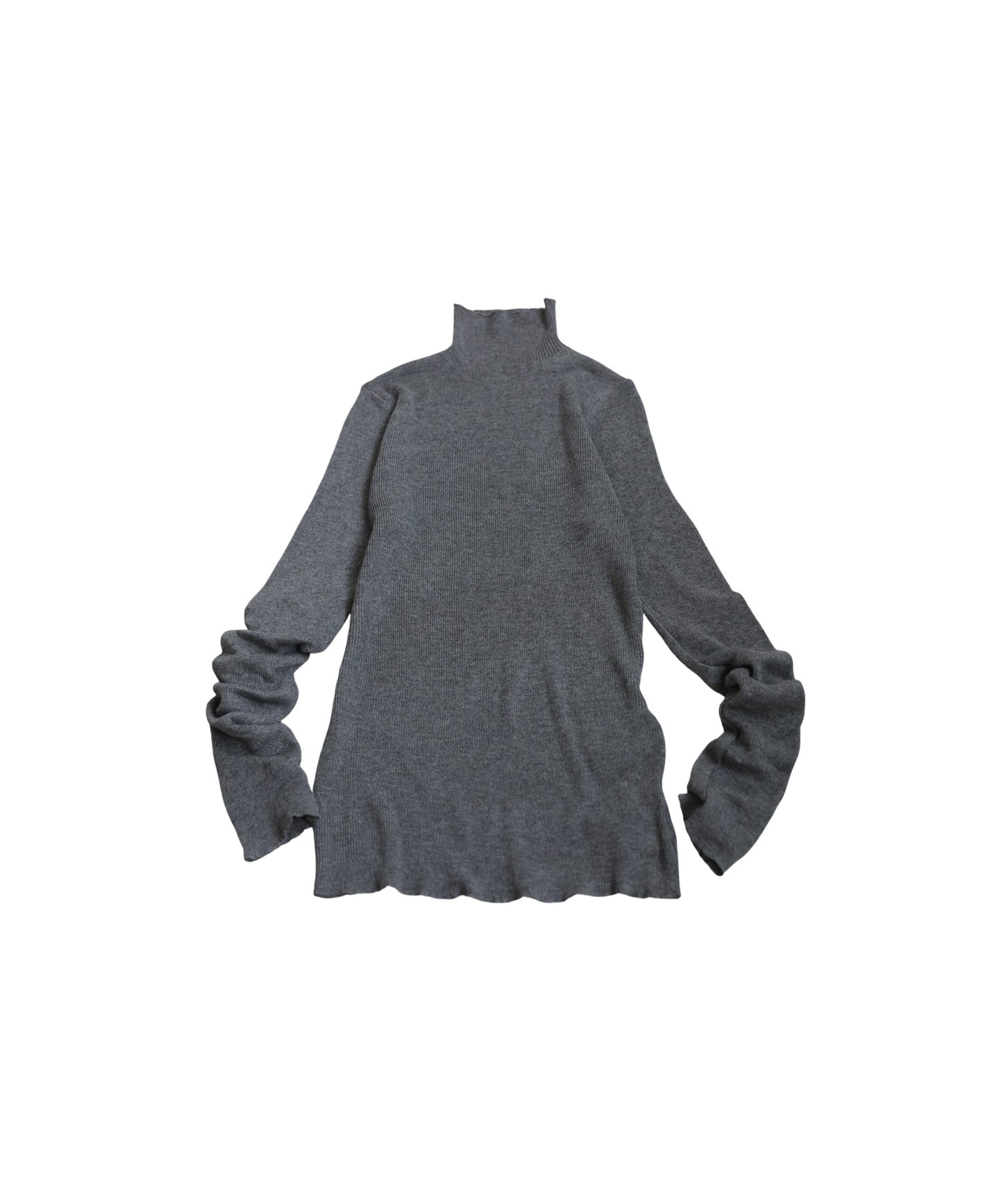 Wool Blend High Neck Knit Ladies