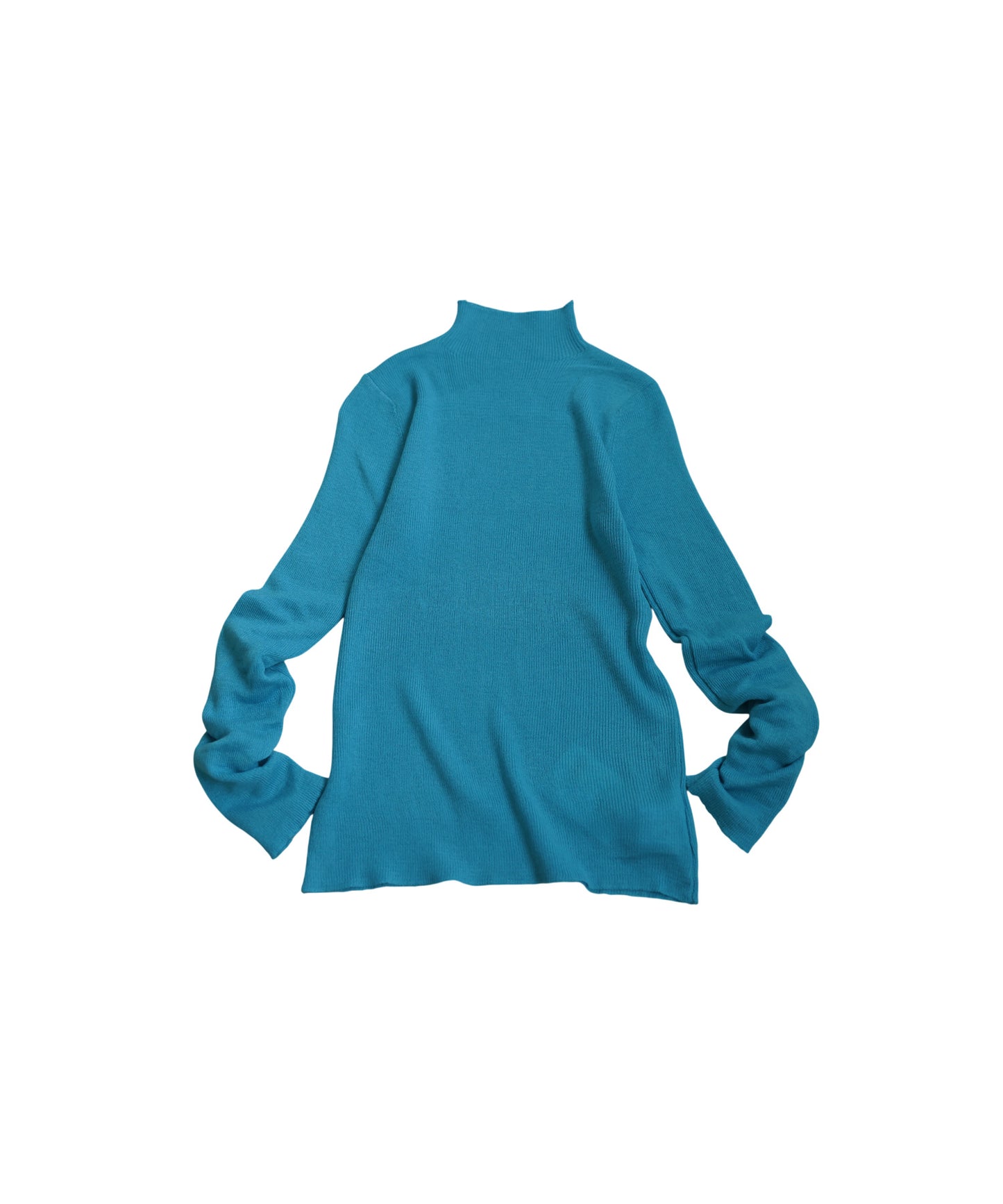Wool Blend High Neck Knit Ladies