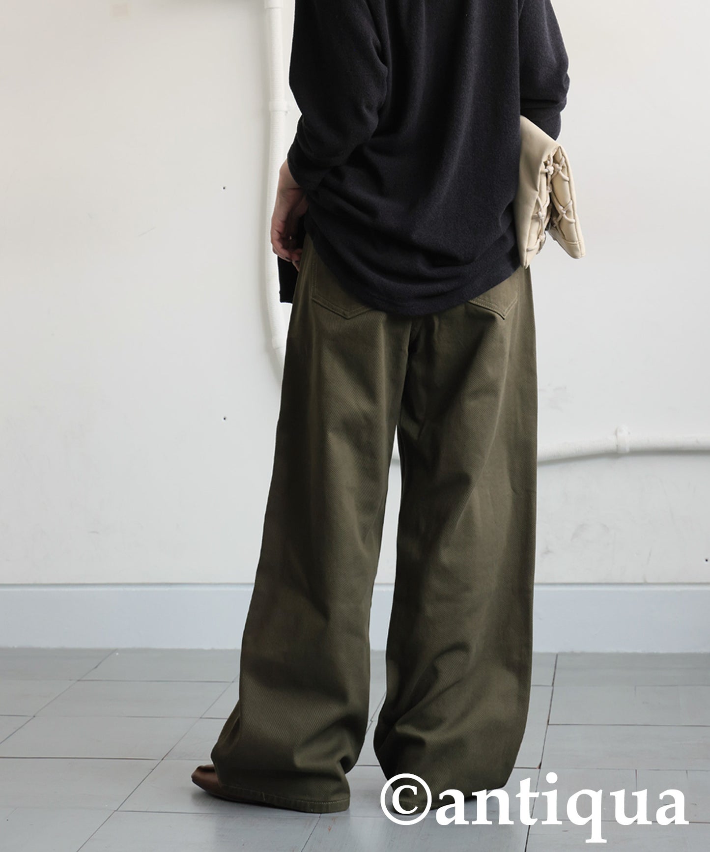Wide Denim Pants Ladies