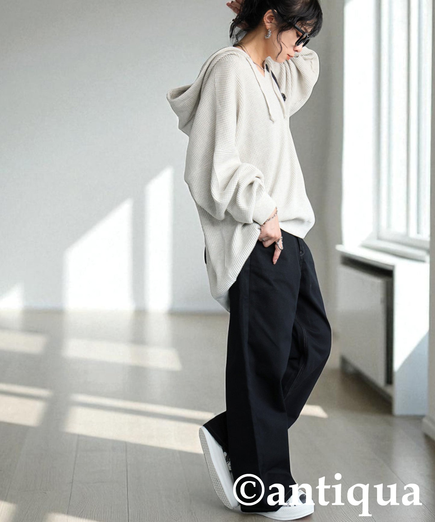 Wide Denim Pants Ladies