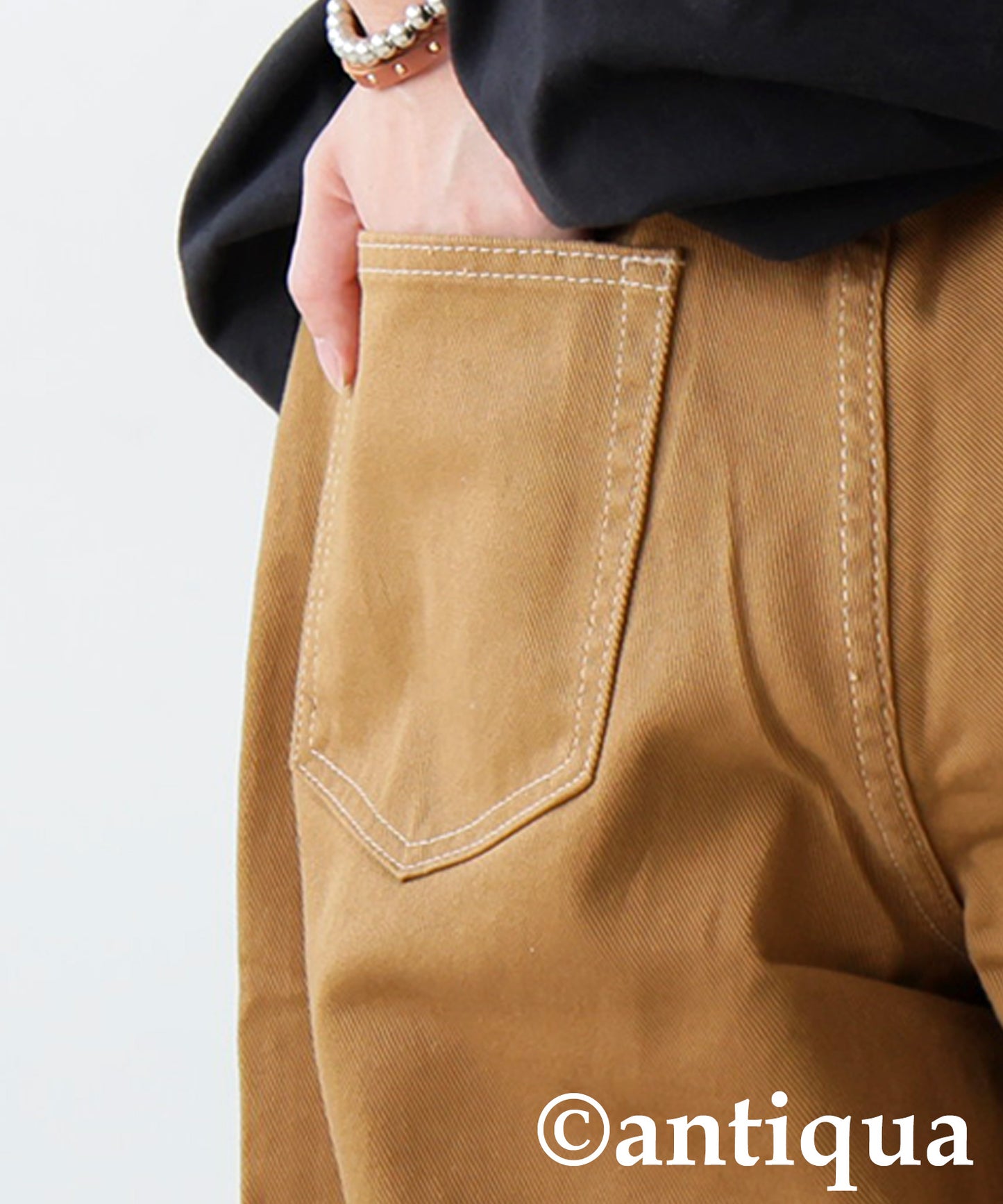 Wide Denim Pants Ladies