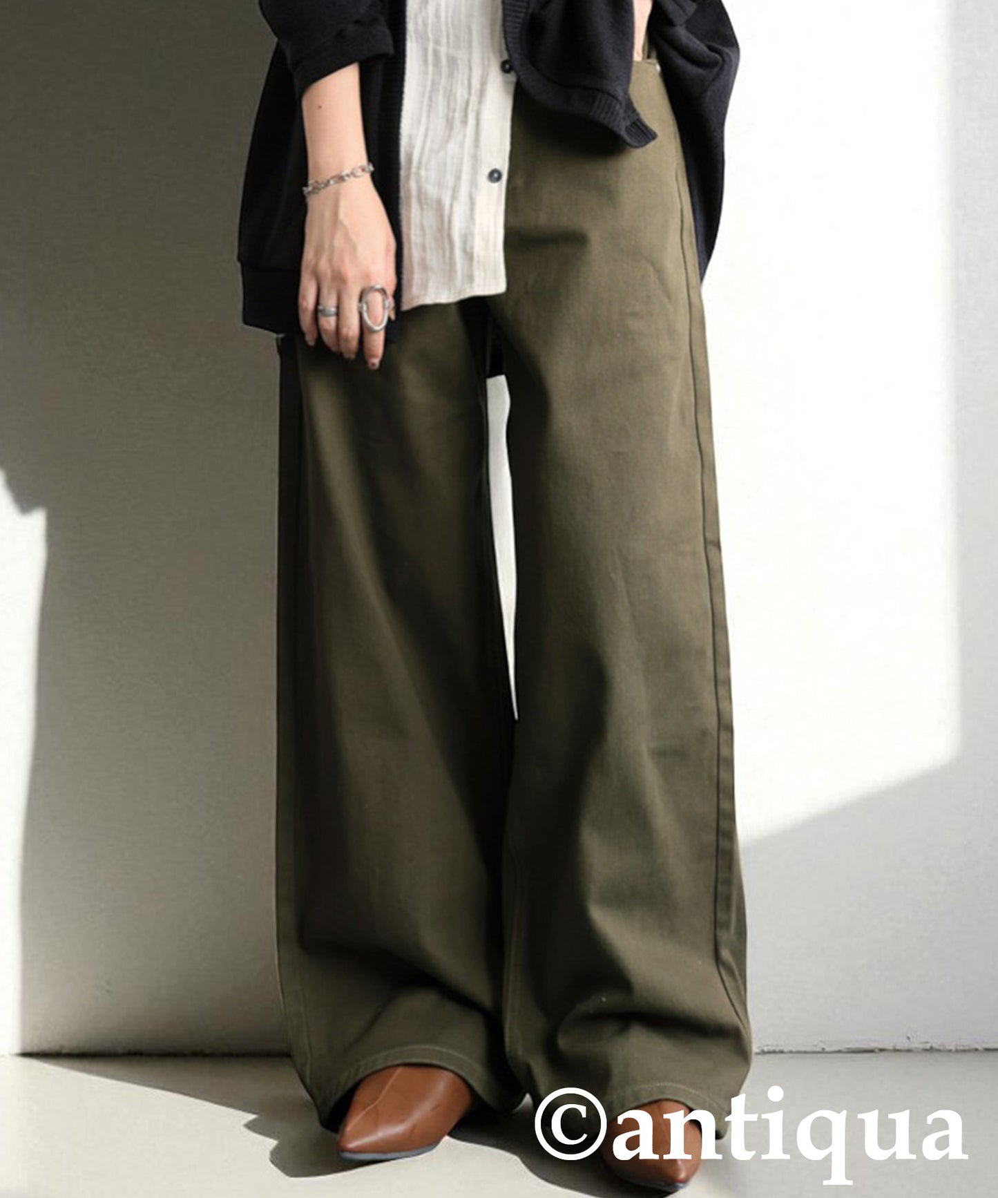 Wide Denim Pants Ladies