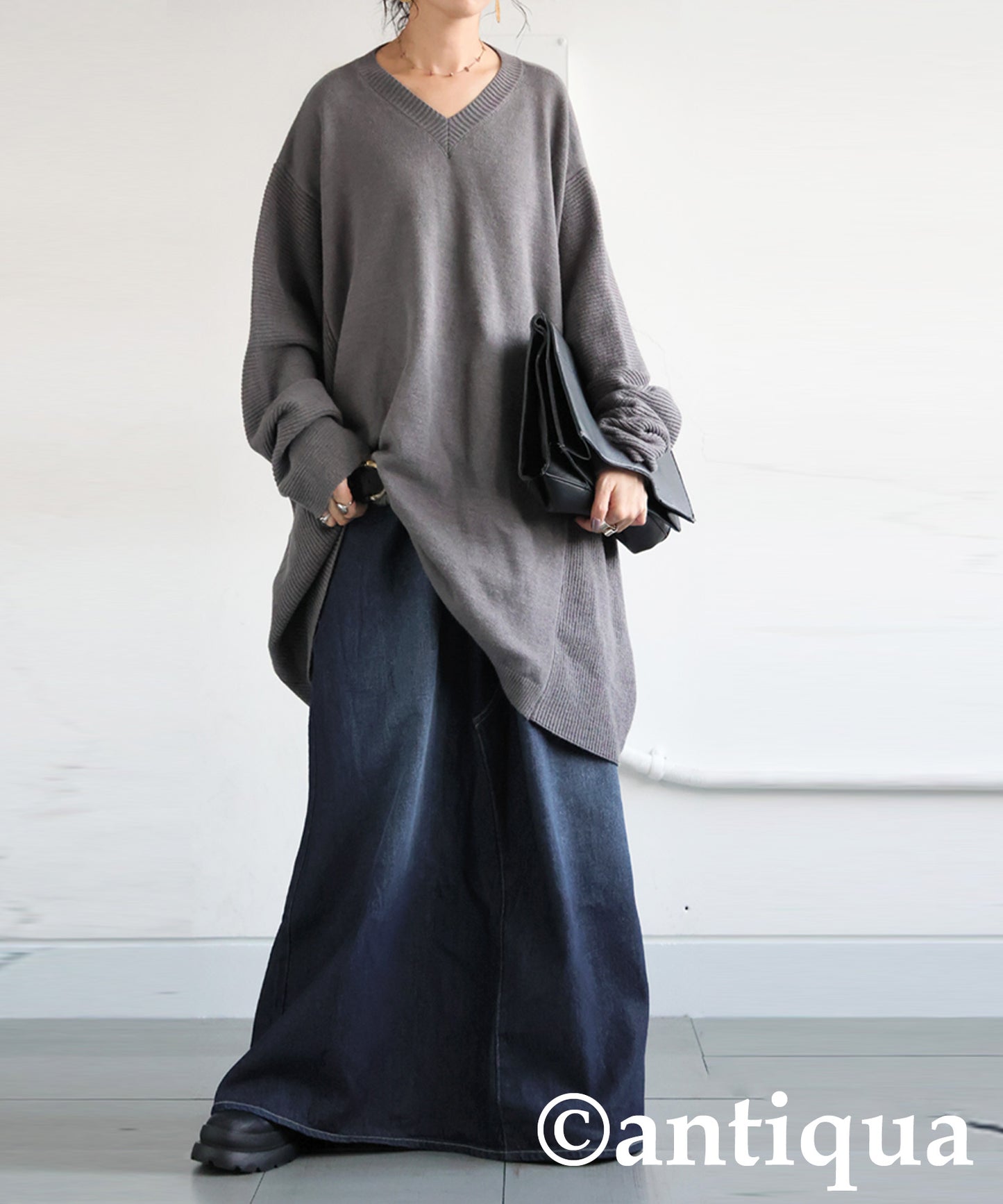 Denim Overalls Skirt Ladies