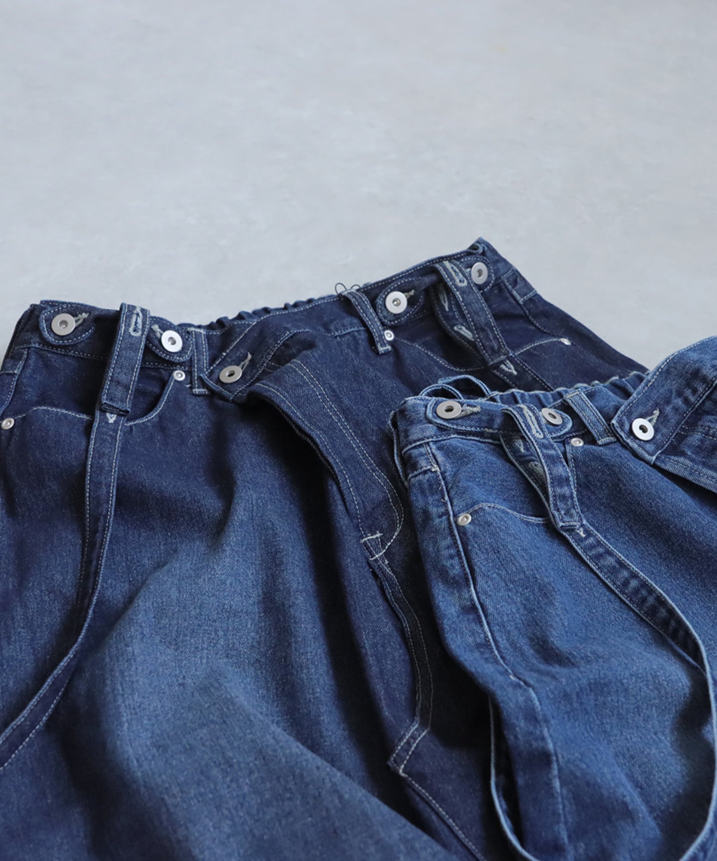 Denim Overalls Skirt Ladies