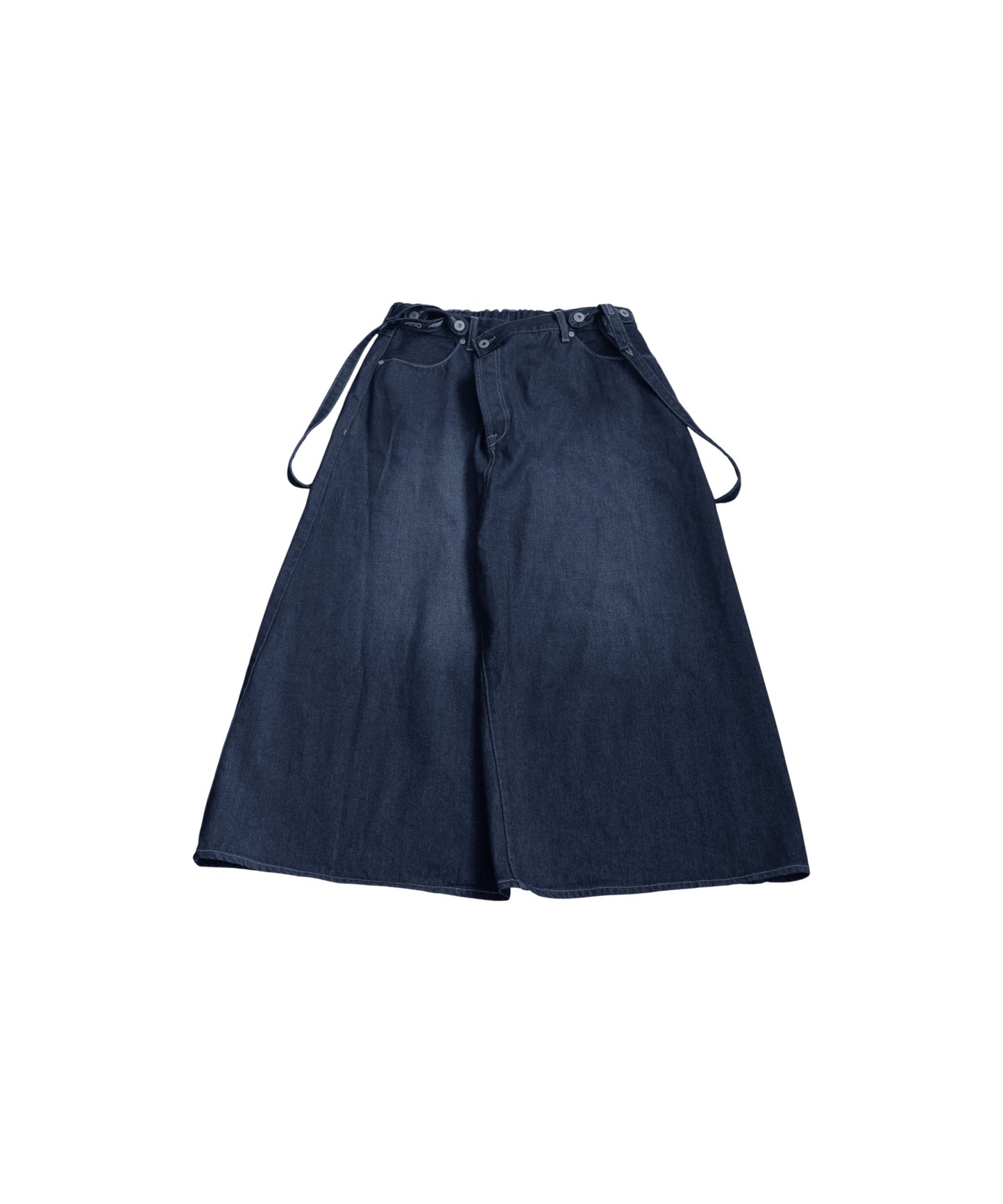 Denim Overalls Skirt Ladies