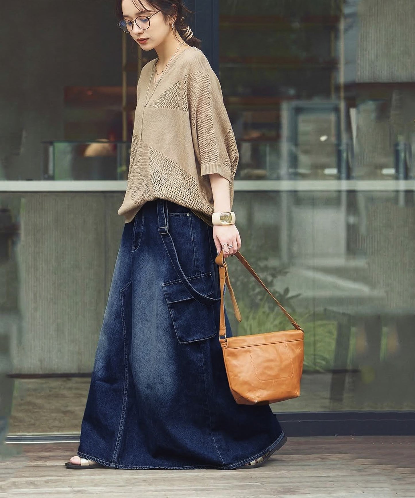 Denim Skirt Overalls Ladies