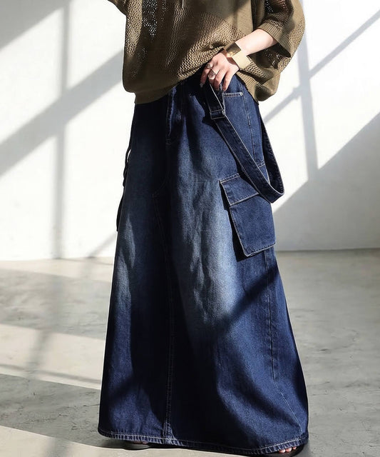 Denim Skirt Overalls Ladies