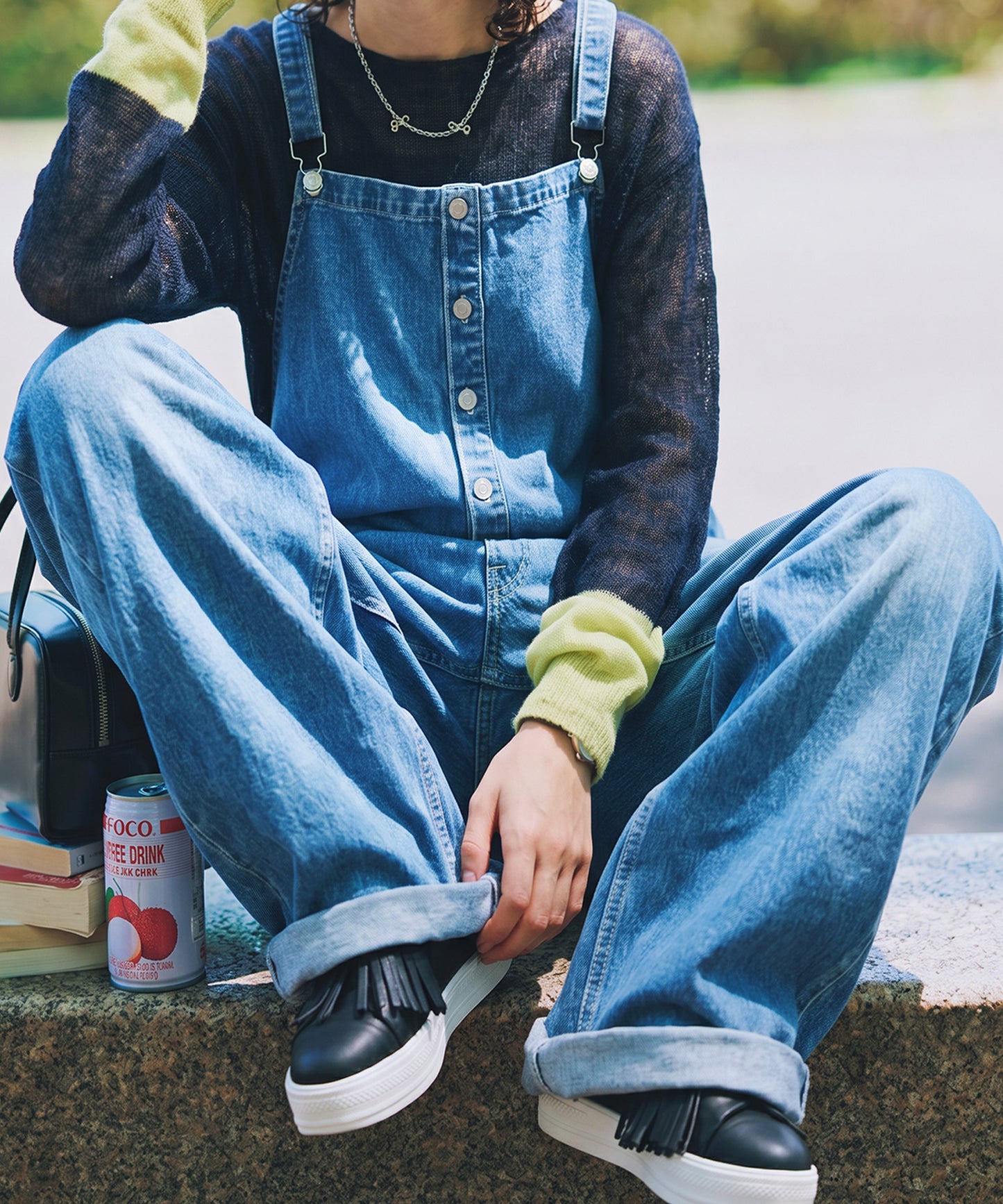 100% Cotton, Adjustable Shoulder Straps, 2-Way Denim Overalls Ladies