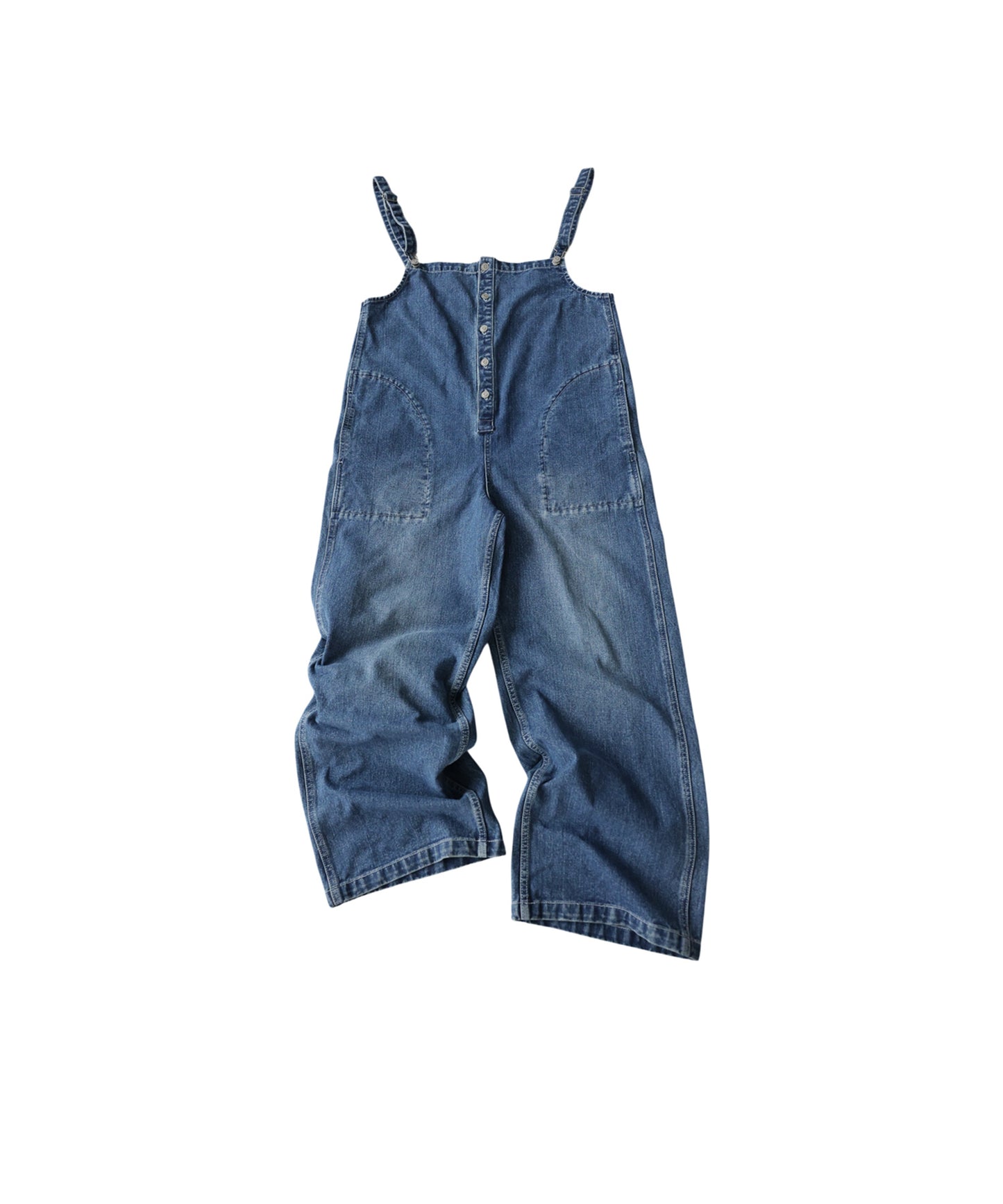 100% Cotton, Adjustable Shoulder Straps, 2-Way Denim Overalls Ladies