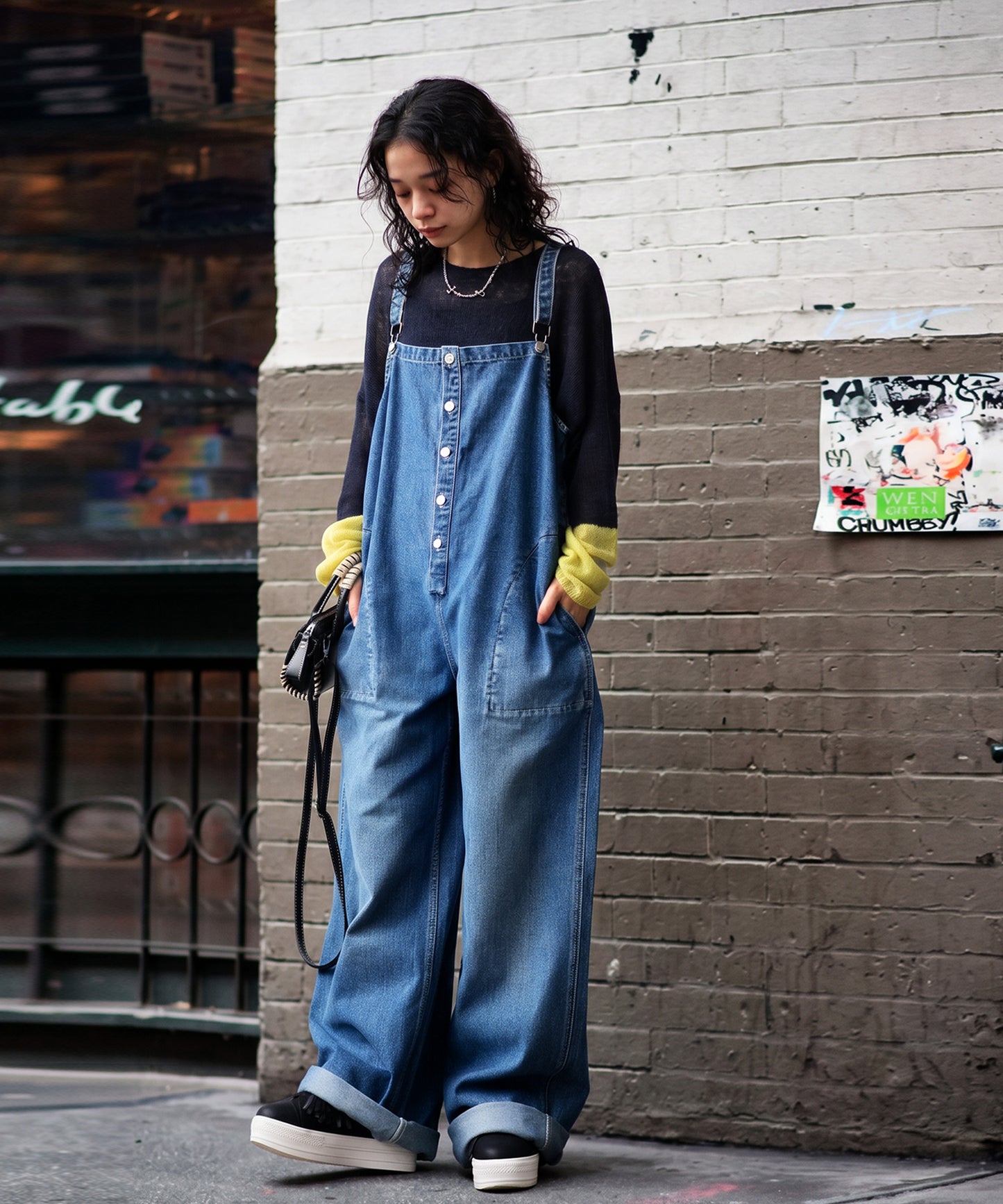 100% Cotton, Adjustable Shoulder Straps, 2-Way Denim Overalls Ladies