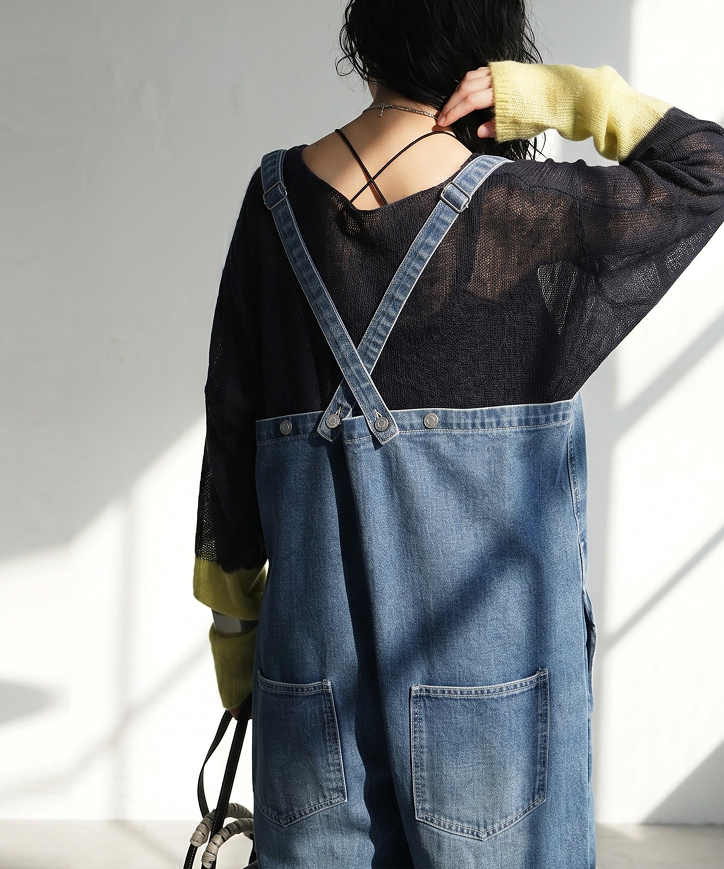100% Cotton, Adjustable Shoulder Straps, 2-Way Denim Overalls Ladies