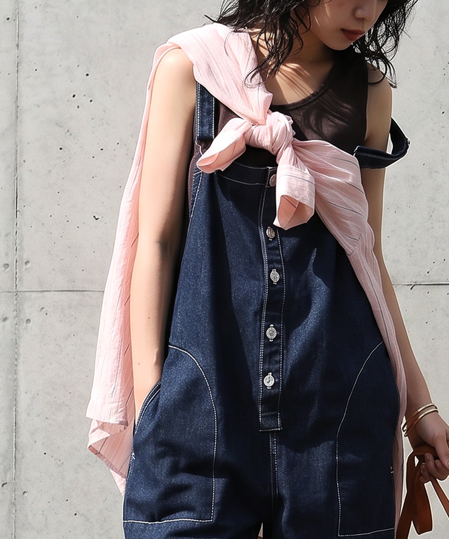100% Cotton, Adjustable Shoulder Straps, 2-Way Denim Overalls Ladies