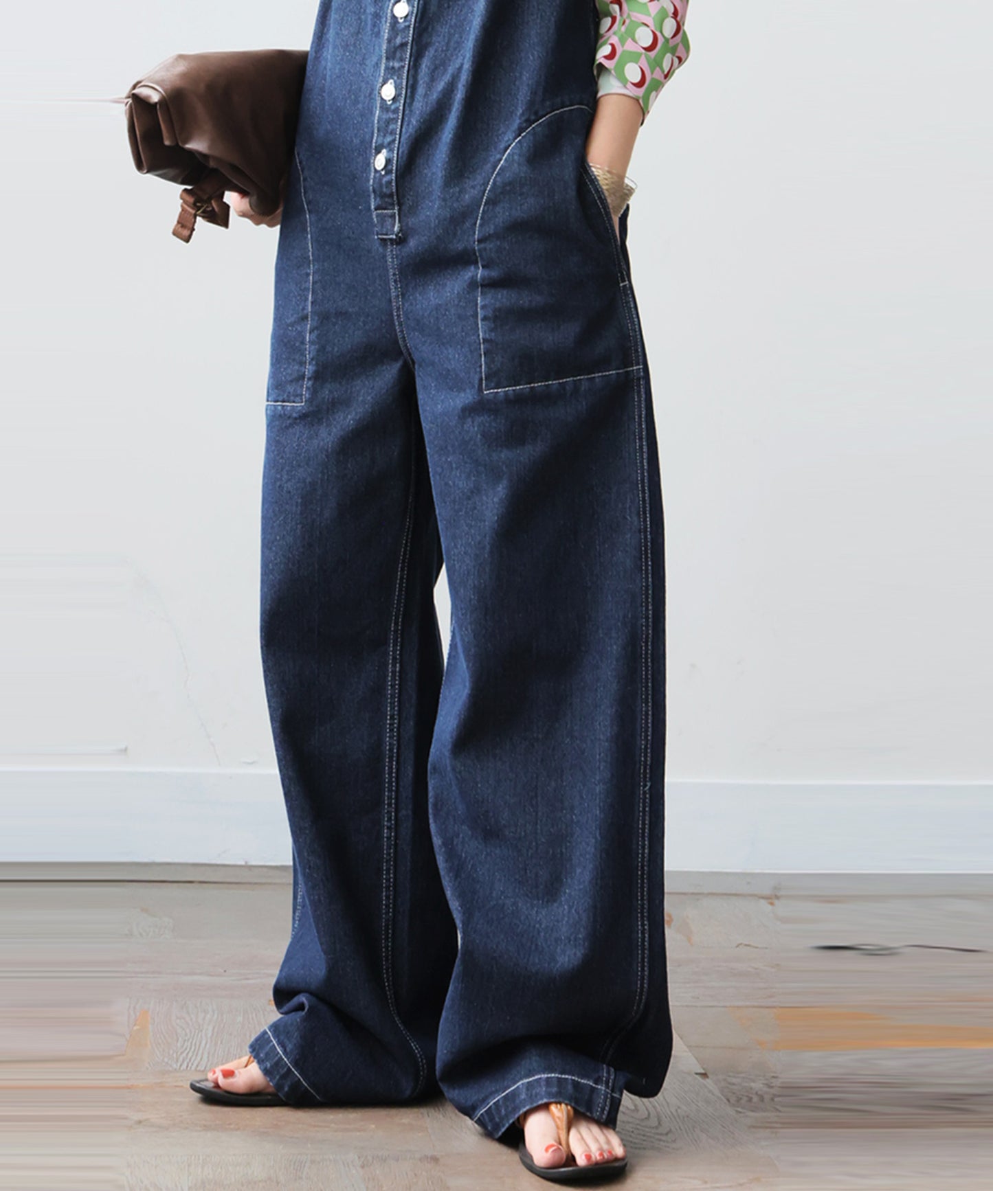100% Cotton, Adjustable Shoulder Straps, 2-Way Denim Overalls Ladies
