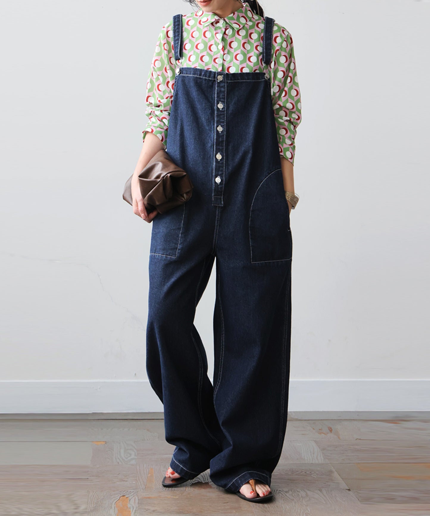 100% Cotton, Adjustable Shoulder Straps, 2-Way Denim Overalls Ladies
