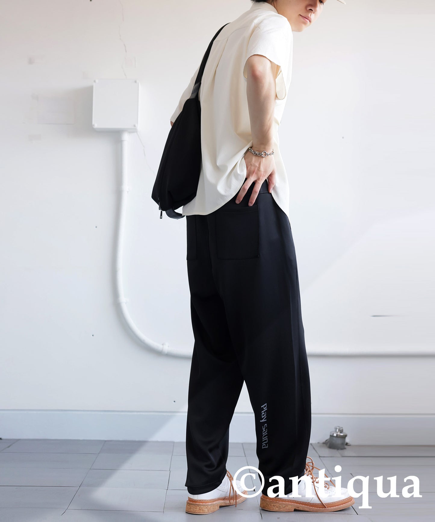 Stretch Logo Pants Men's