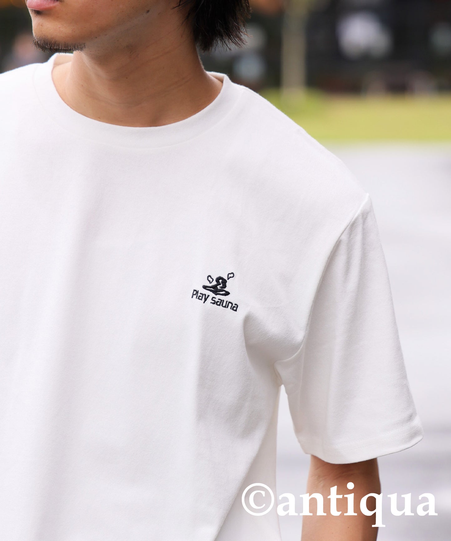 Logo Embroidery T-Shirt Men's