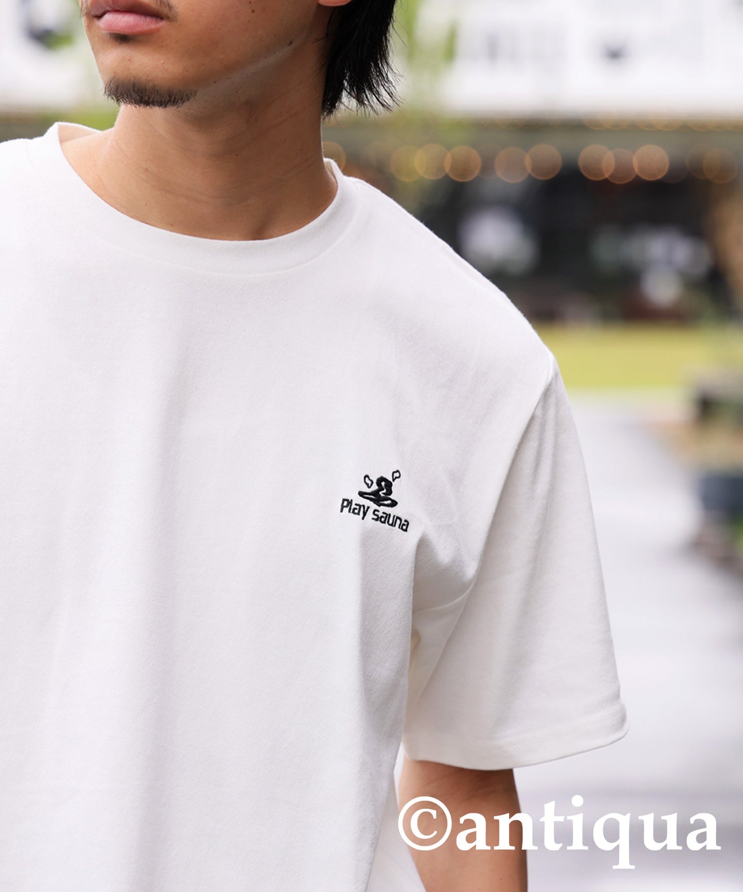 Logo Embroidery T-Shirt Men's