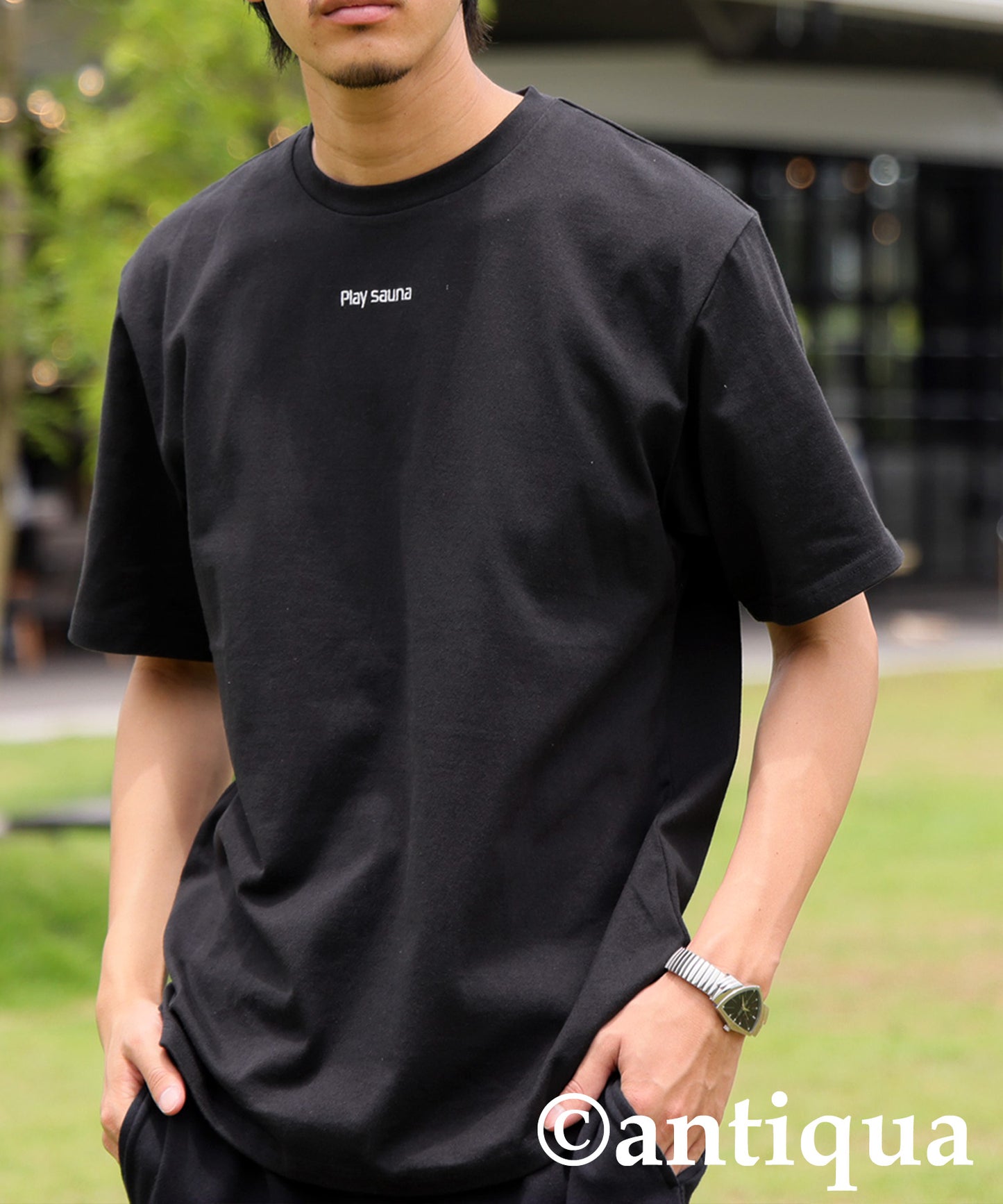 Logo Embroidery T-Shirt Men's