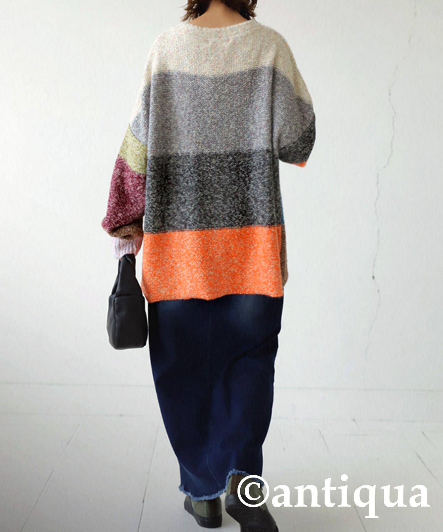 Ladies Mixed Yarn Multi Color sweater