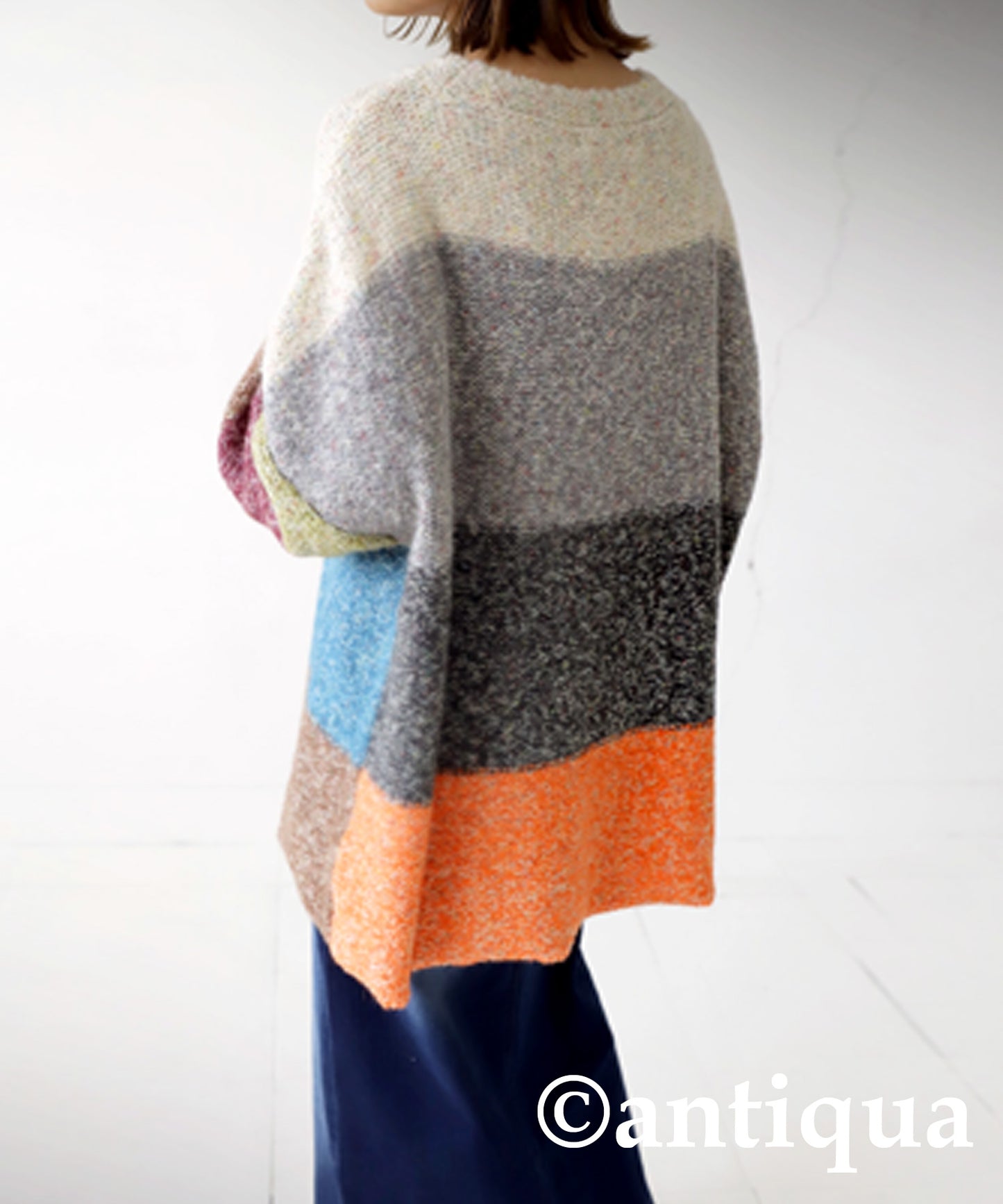 Ladies Mixed Yarn Multi Color sweater