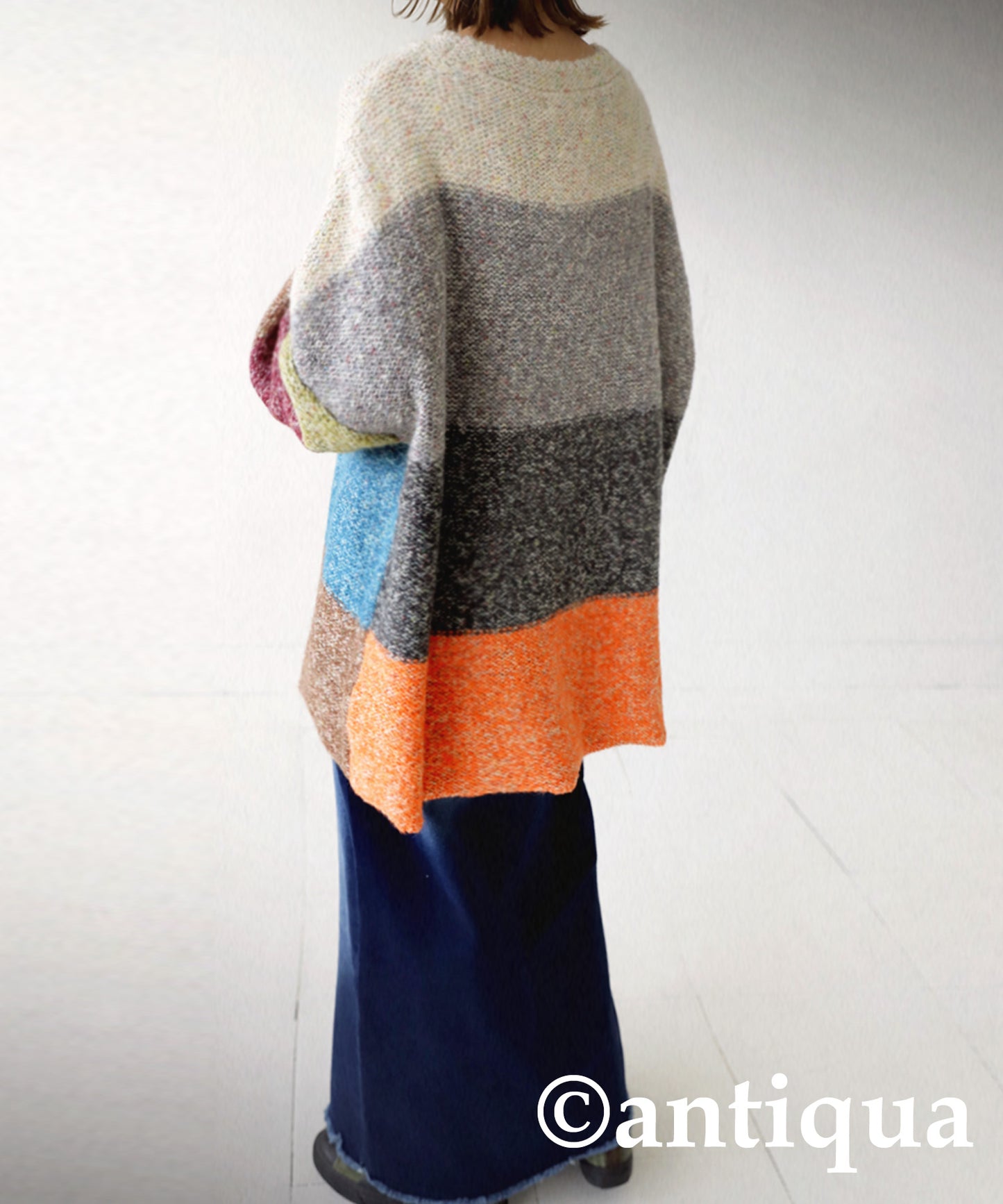 Ladies Mixed Yarn Multi Color sweater