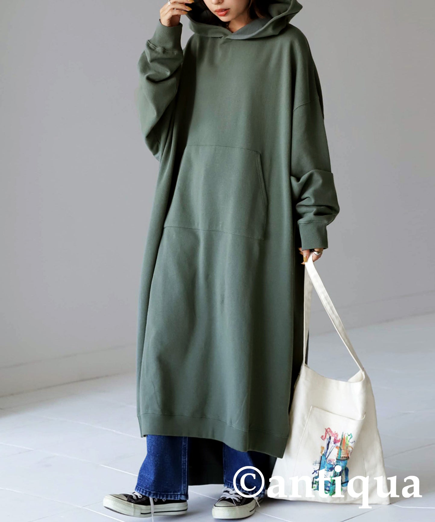 Loose-fitting sweat dress Ladies