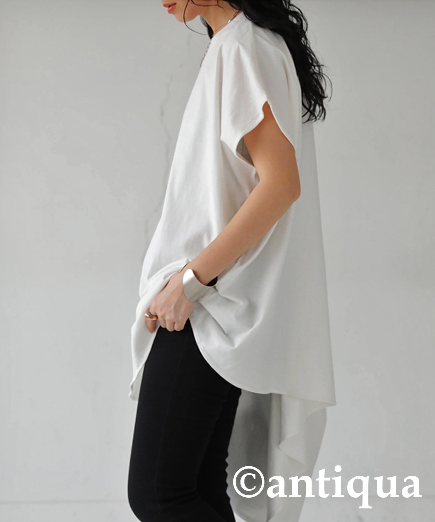 Antibacterial Deodorant asymmetry Ladies Tops