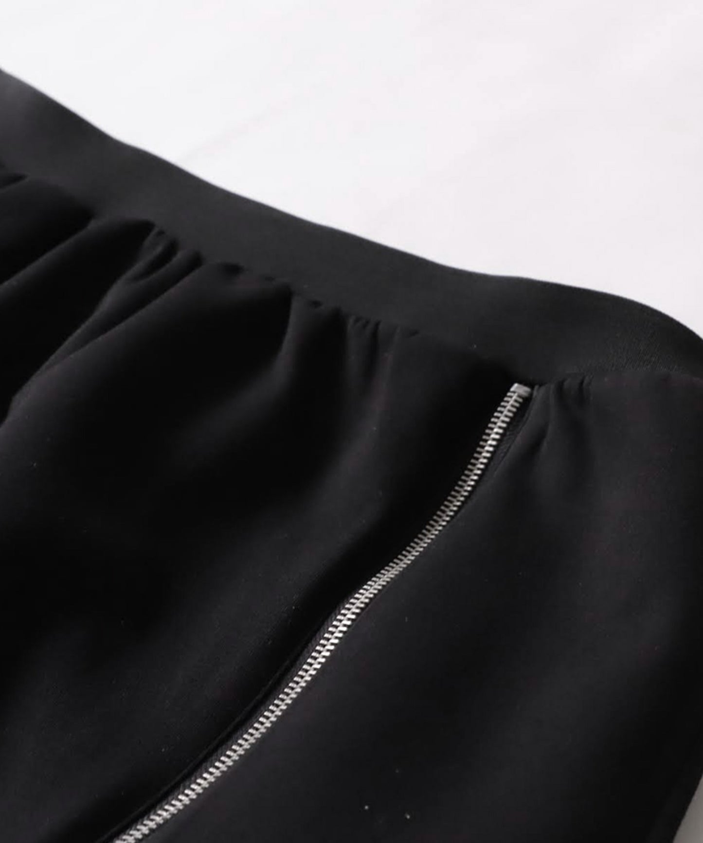 Zip Design Ladies Skirt Long