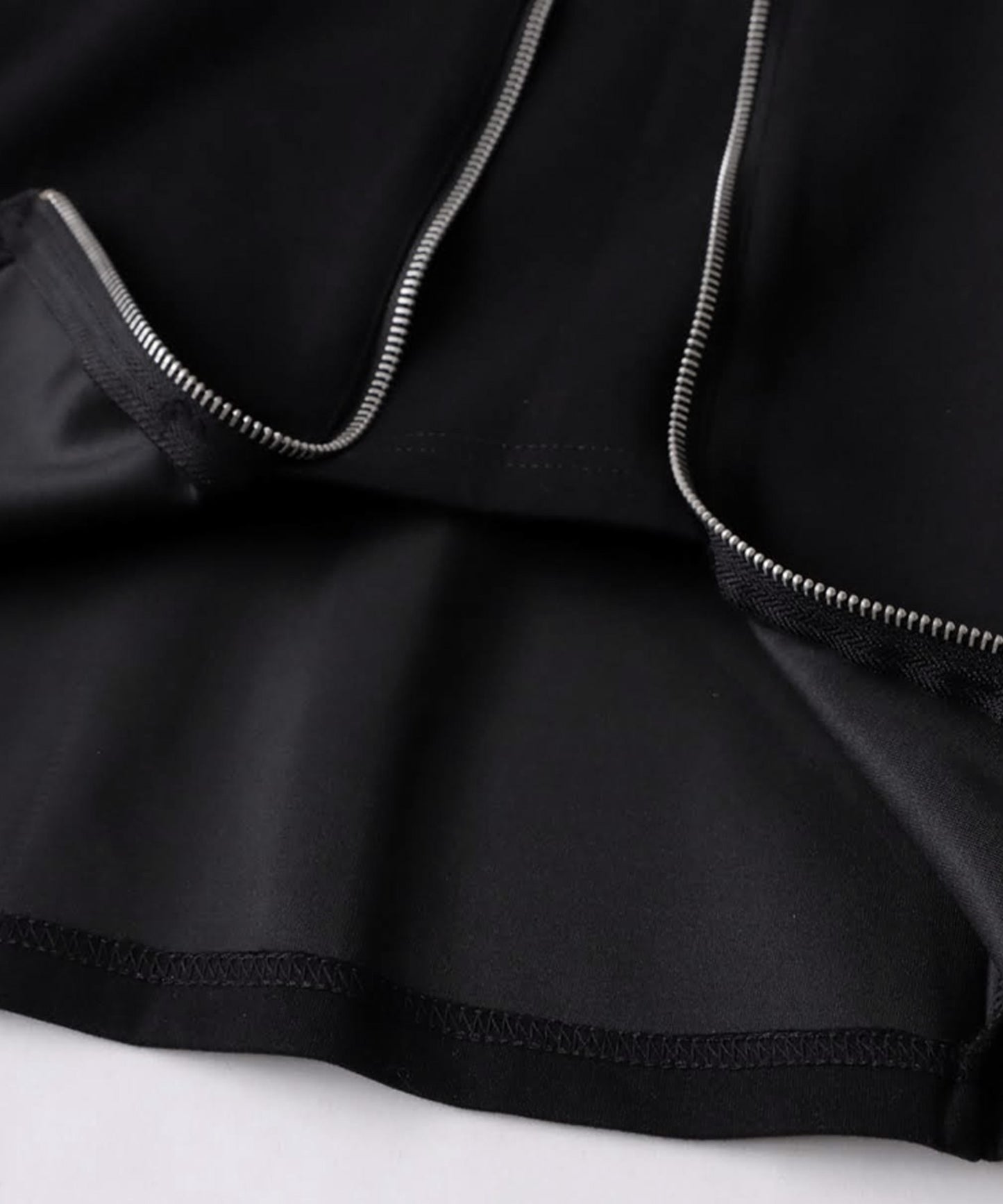 Zip Design Ladies Skirt Long