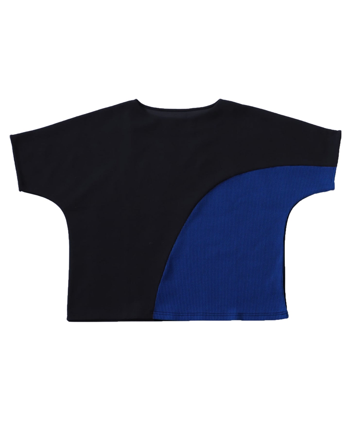 Bicolor Ponte fabric T-shirt Ladies