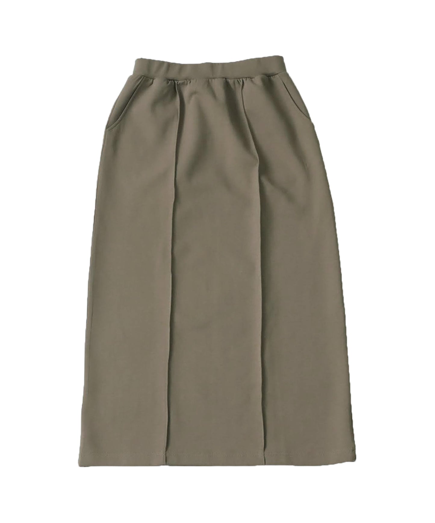 Ponte fabric Ladies skirt Long plain