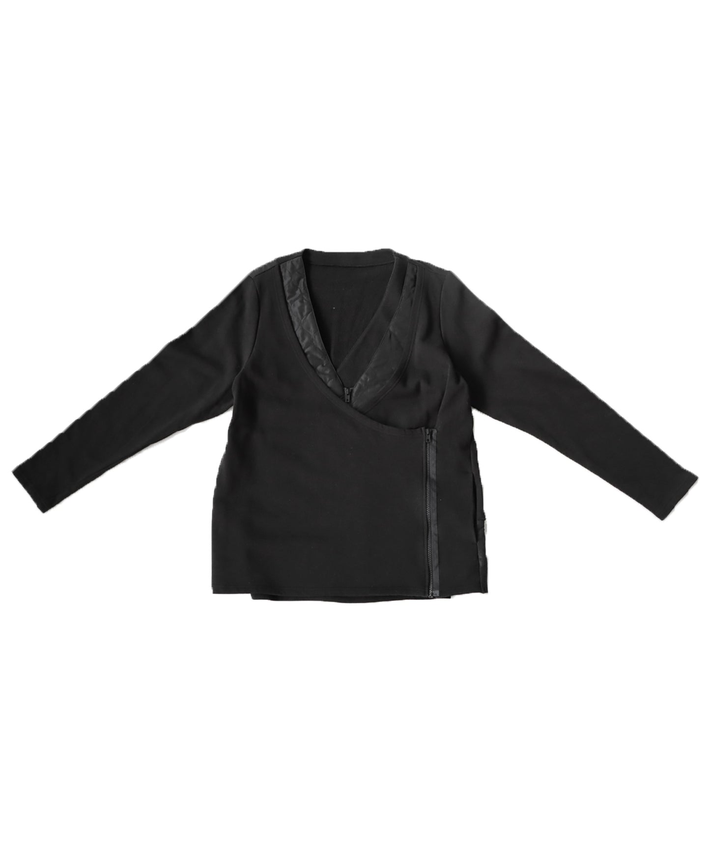 Asymmetry quilting jacket Ladies