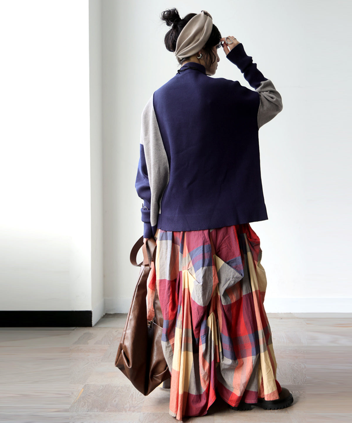 Double Jacquard Color Combination Knitwear Ladies